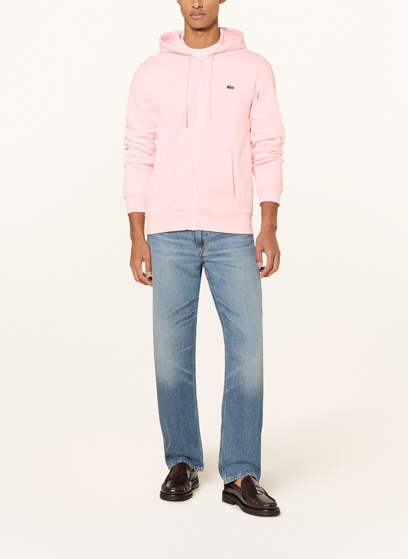 LACOSTE Sweatjacke: HELLROSA