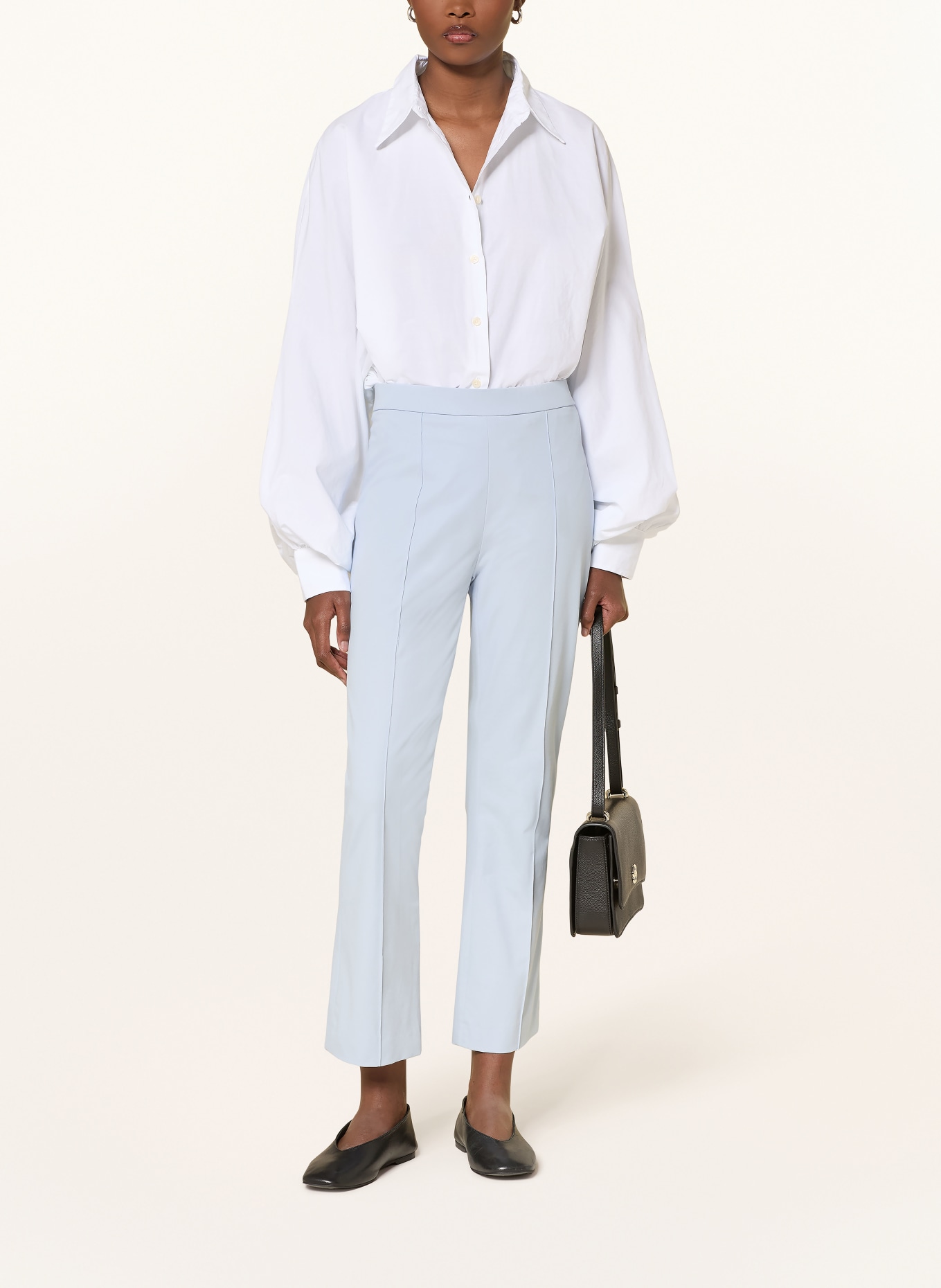 RAFFAELLO ROSSI 7/8 pants MACY: LIGHT BLUE