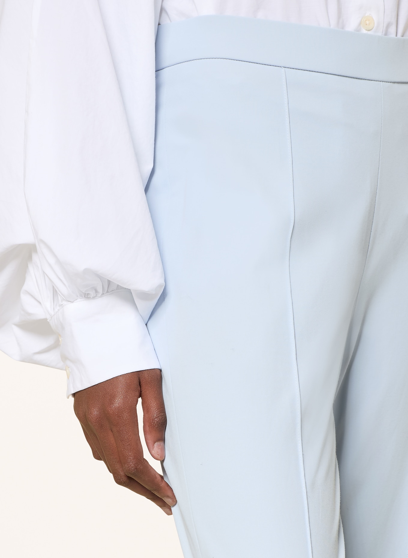 RAFFAELLO ROSSI 7/8 pants MACY: LIGHT BLUE