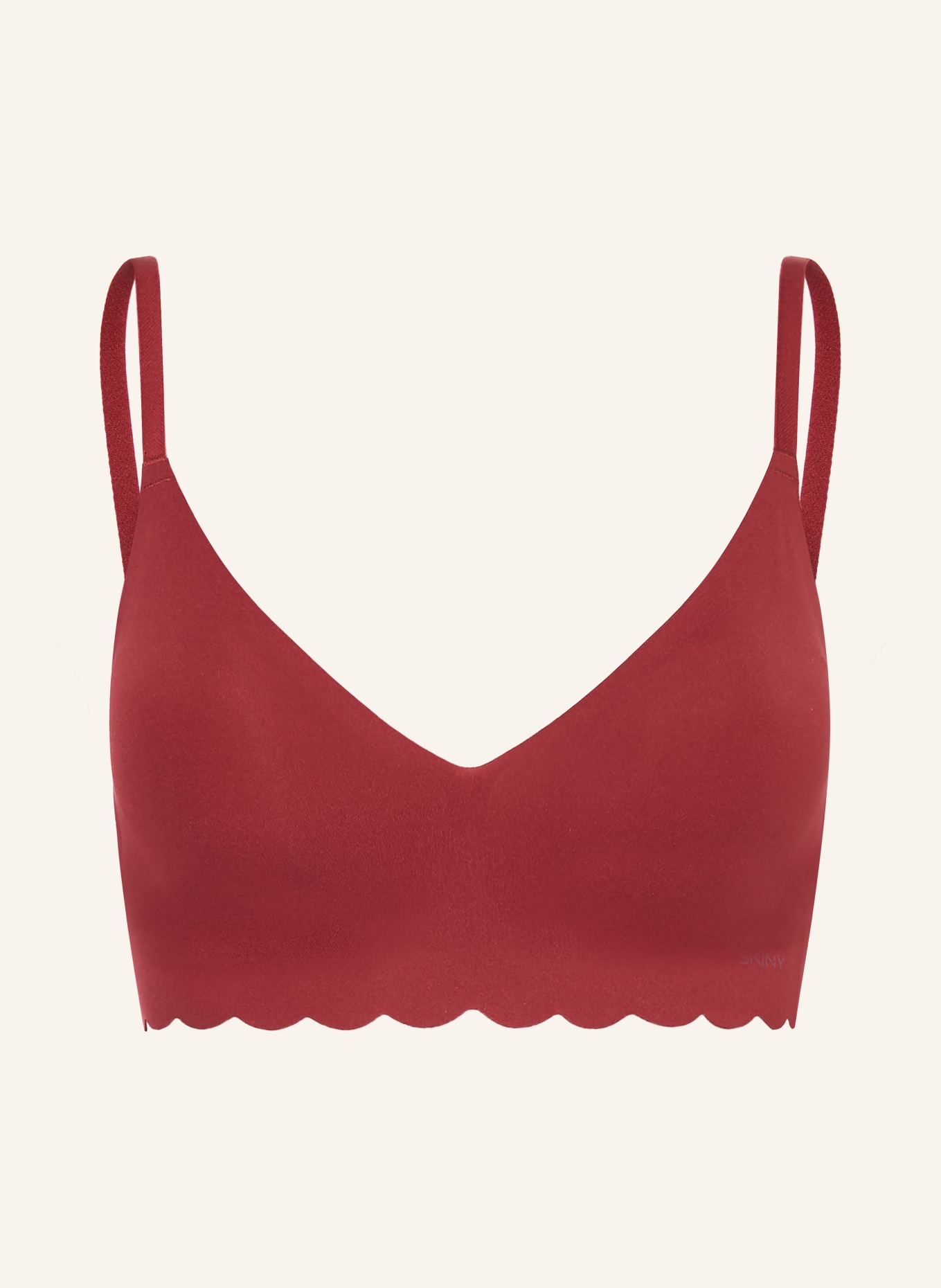 Skiny Podprsenka pod tričko MICRO ESSENTIALS: TMAVĚ ČERVENÁ