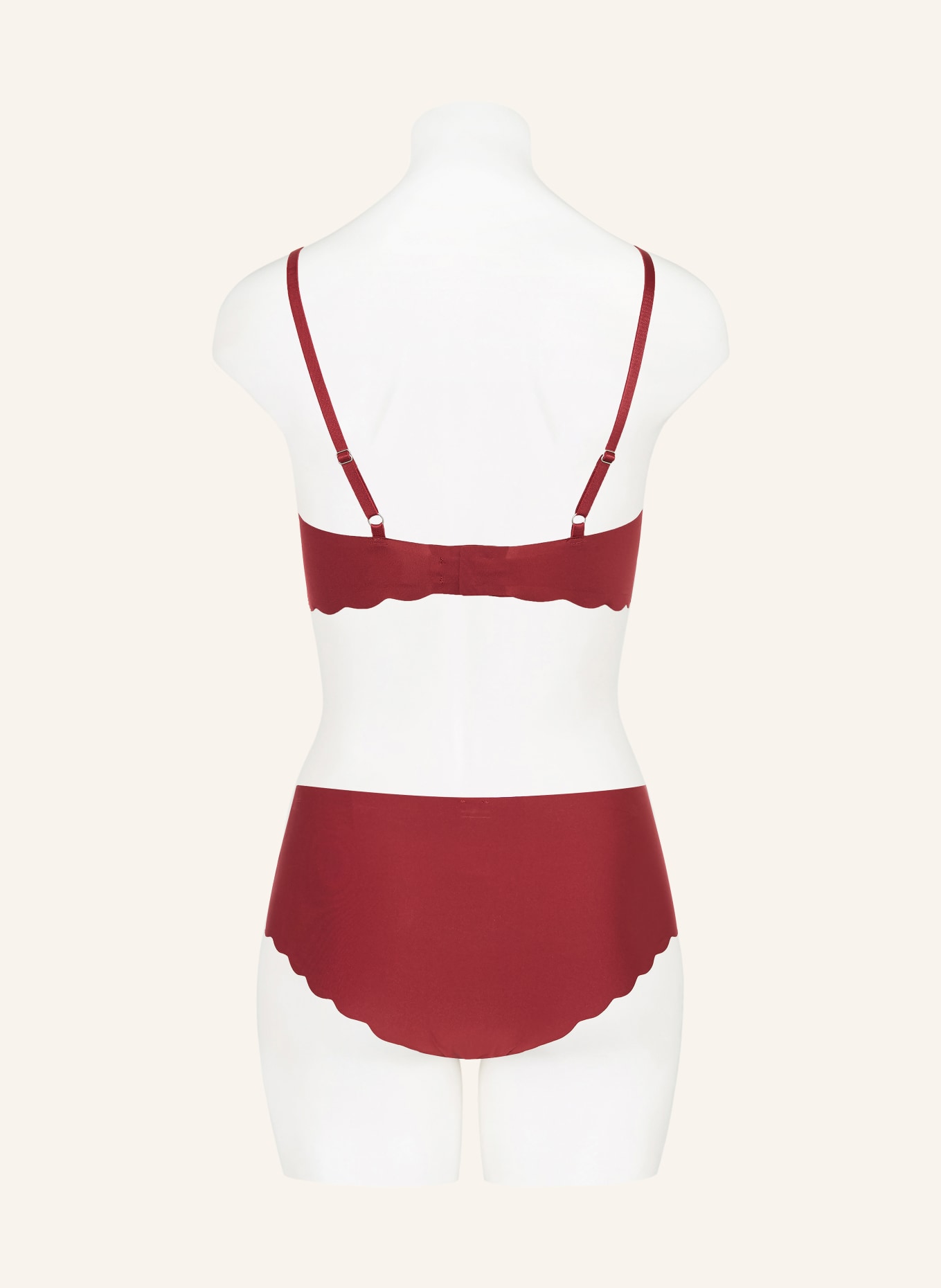 Skiny Podprsenka pod tričko MICRO ESSENTIALS: TMAVĚ ČERVENÁ