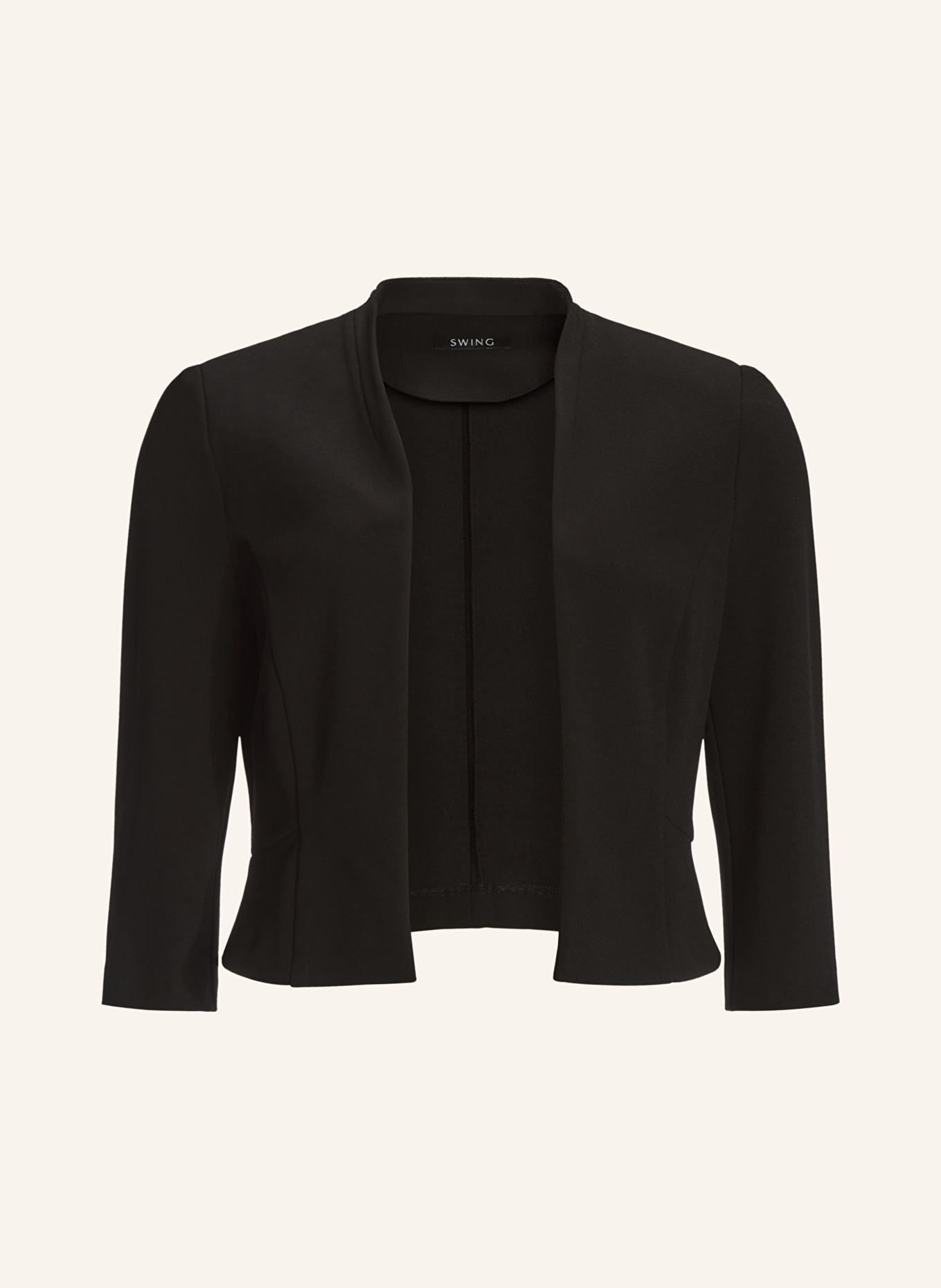 SWING Bolero with 3/4 sleeves: BLACK