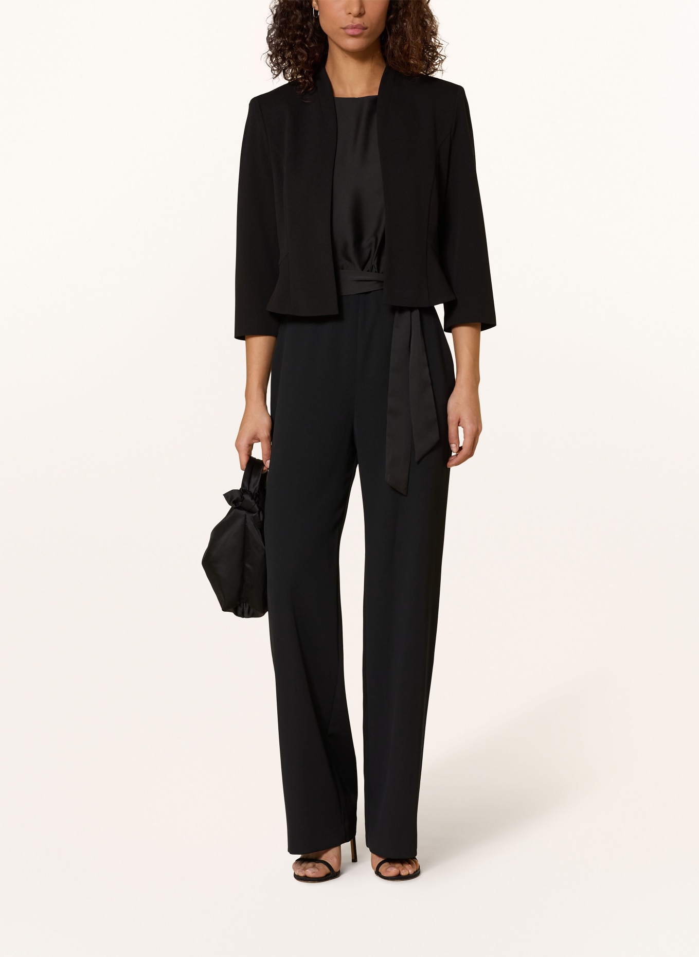 SWING Bolero with 3/4 sleeves: BLACK