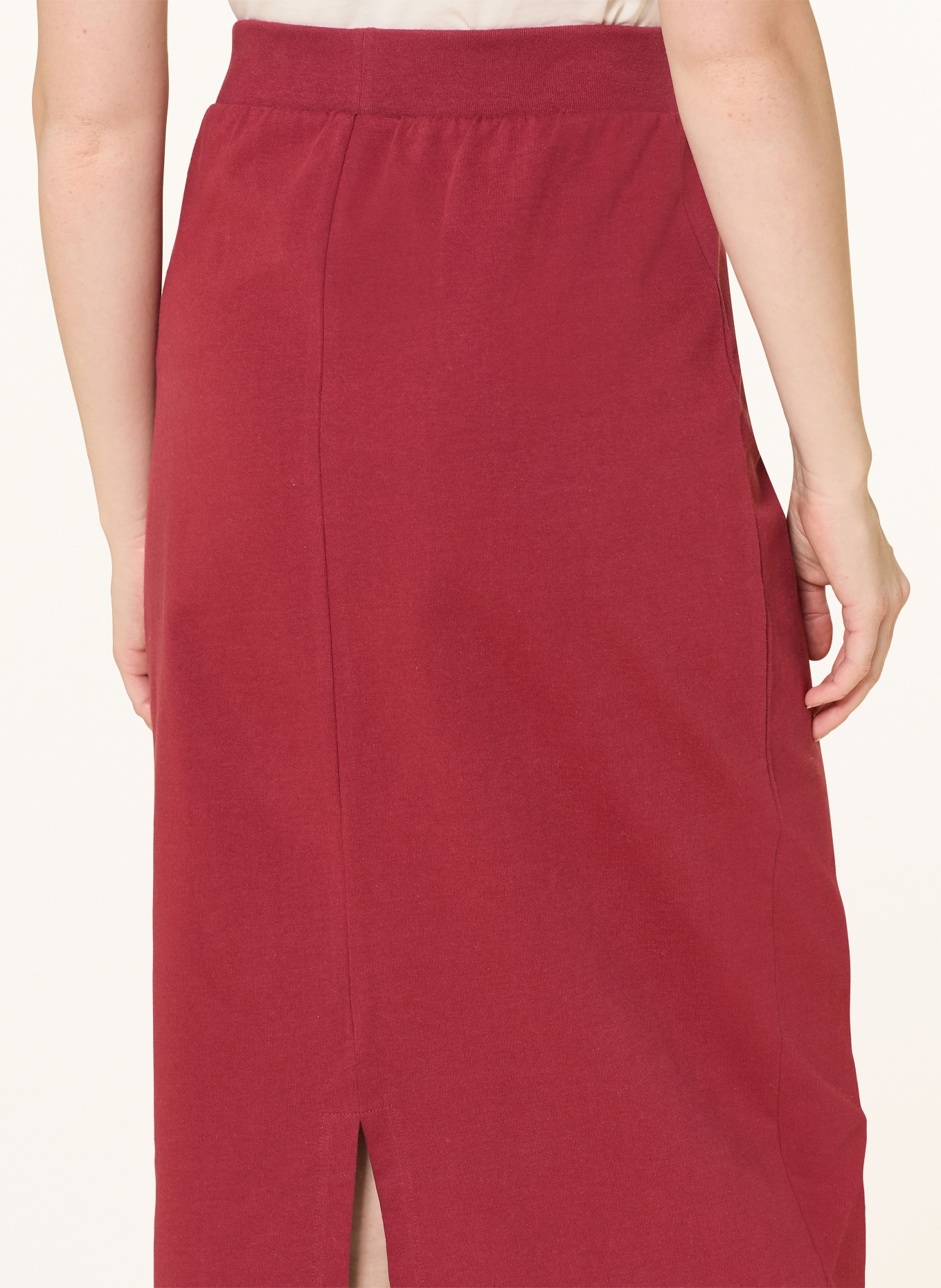 ONLY Jersey skirt: DARK RED