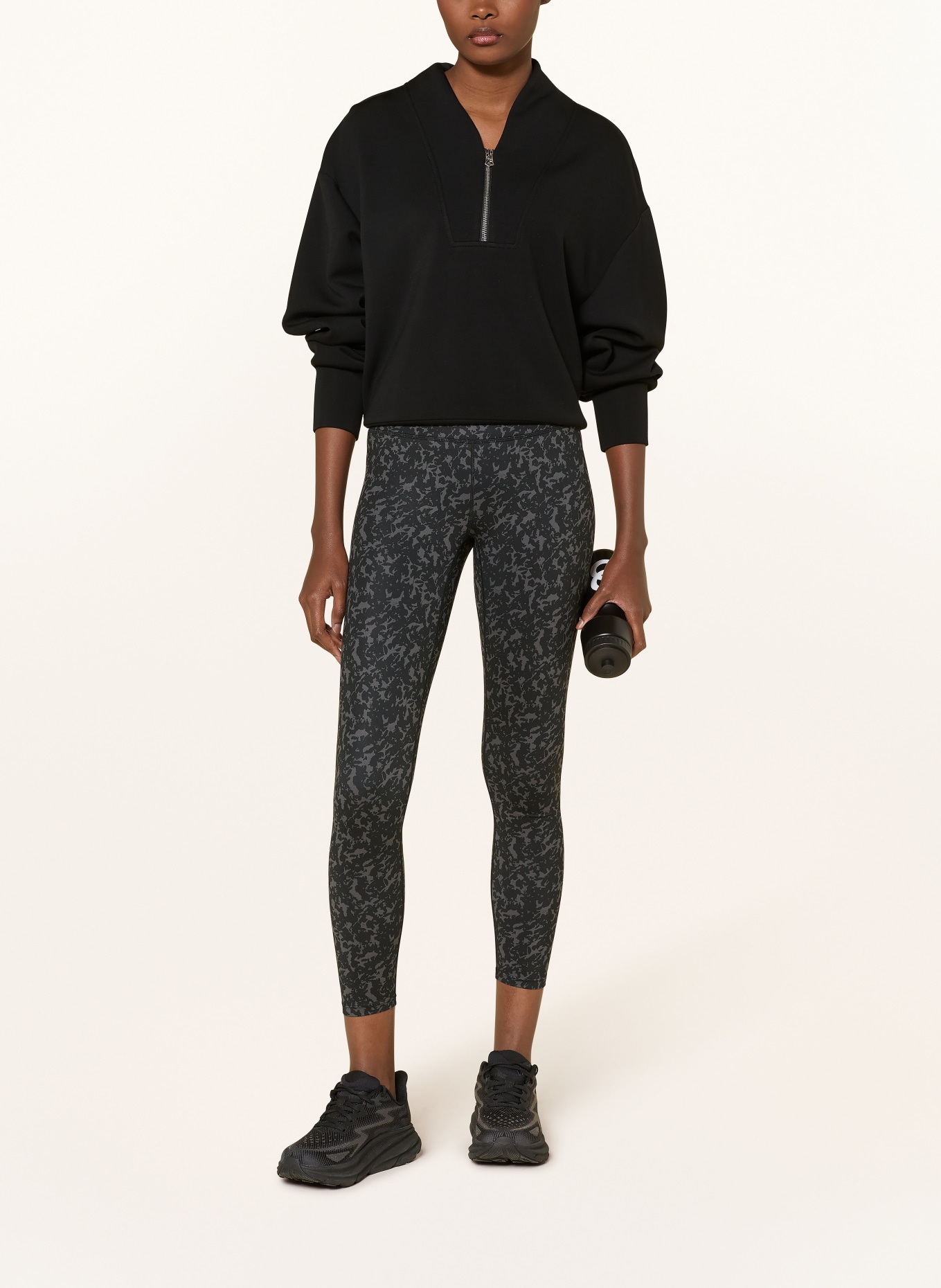 VARLEY Legíny FREESOFT™️ HIGH RISE: TMAVĚ ŠEDÁ / ČERNÁ