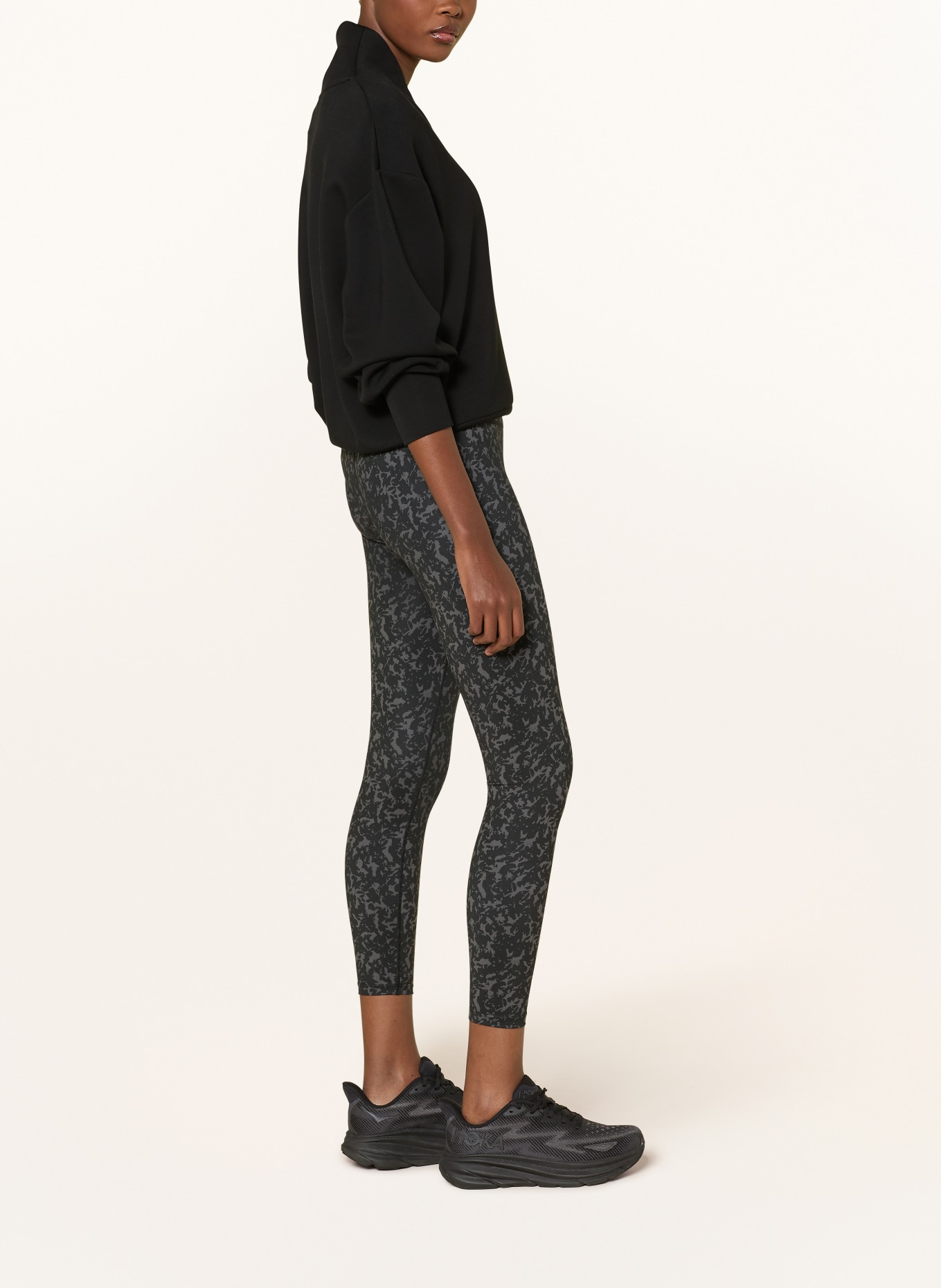 VARLEY Legíny FREESOFT™️ HIGH RISE: TMAVĚ ŠEDÁ / ČERNÁ