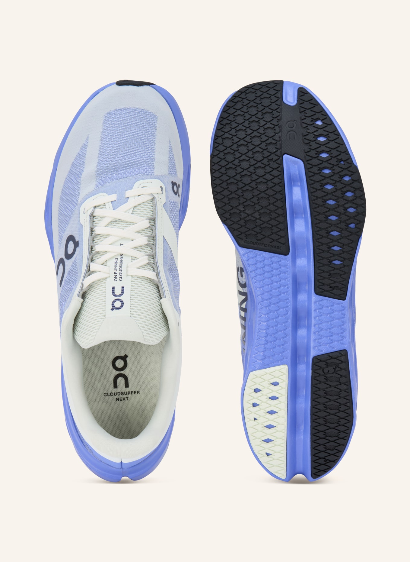 On Running shoes CLOUDSURFER NEXT: BLUE / LIGHT GRAY / WHITE