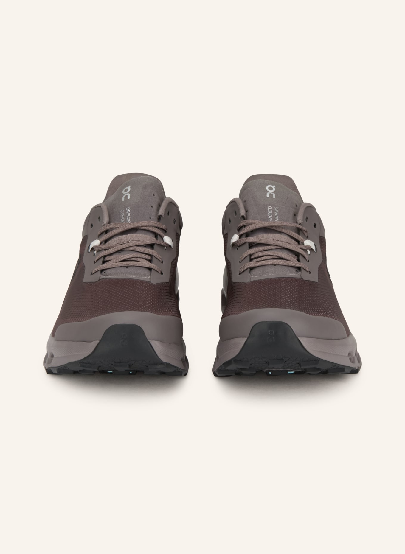 On CLOUDVISTA 2 trail running shoes: DARK GRAY / GRAY