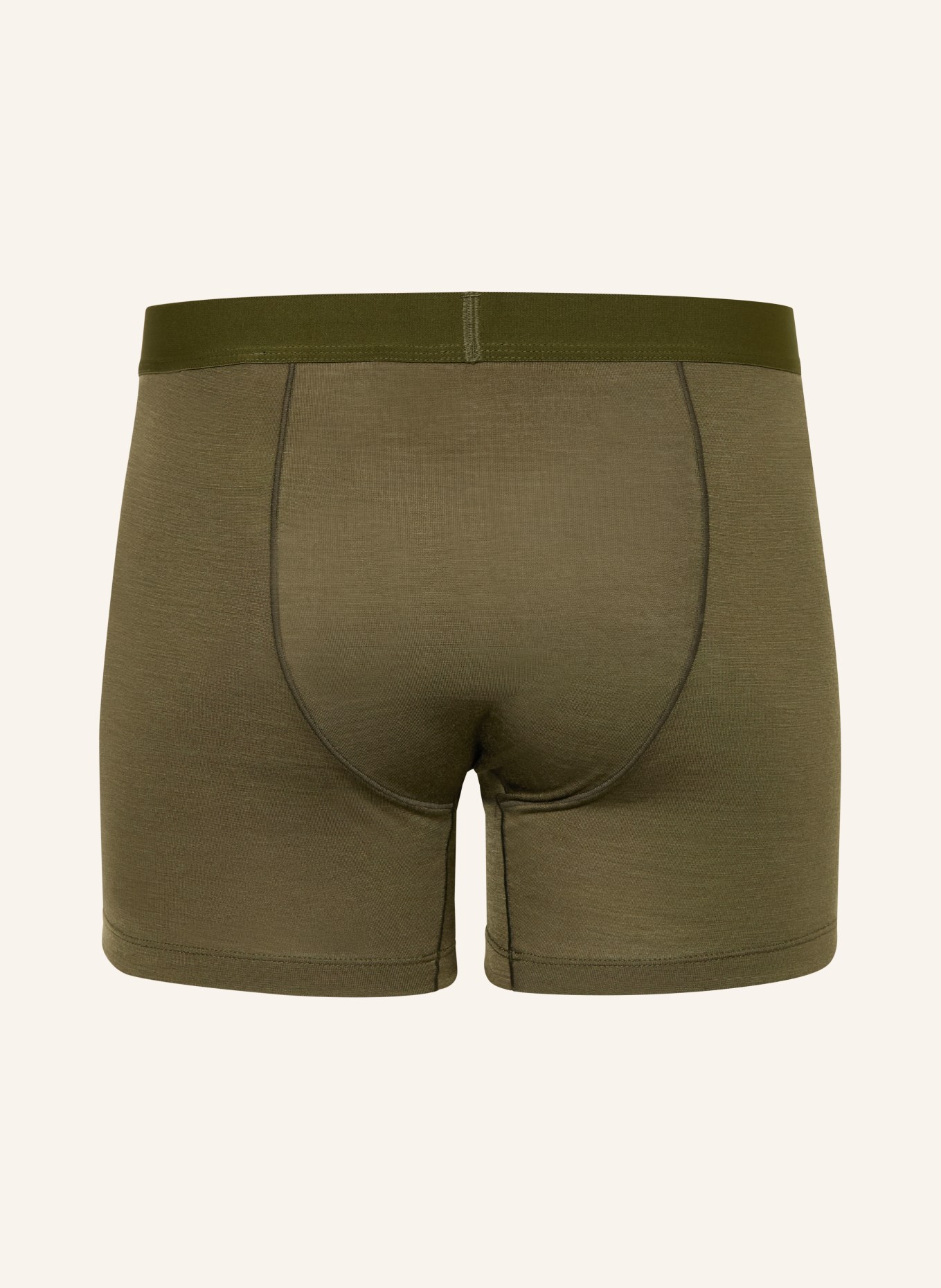 icebreaker Funktionswäsche-Boxershorts ANATOMICA mit Merinowolle: KHAKI