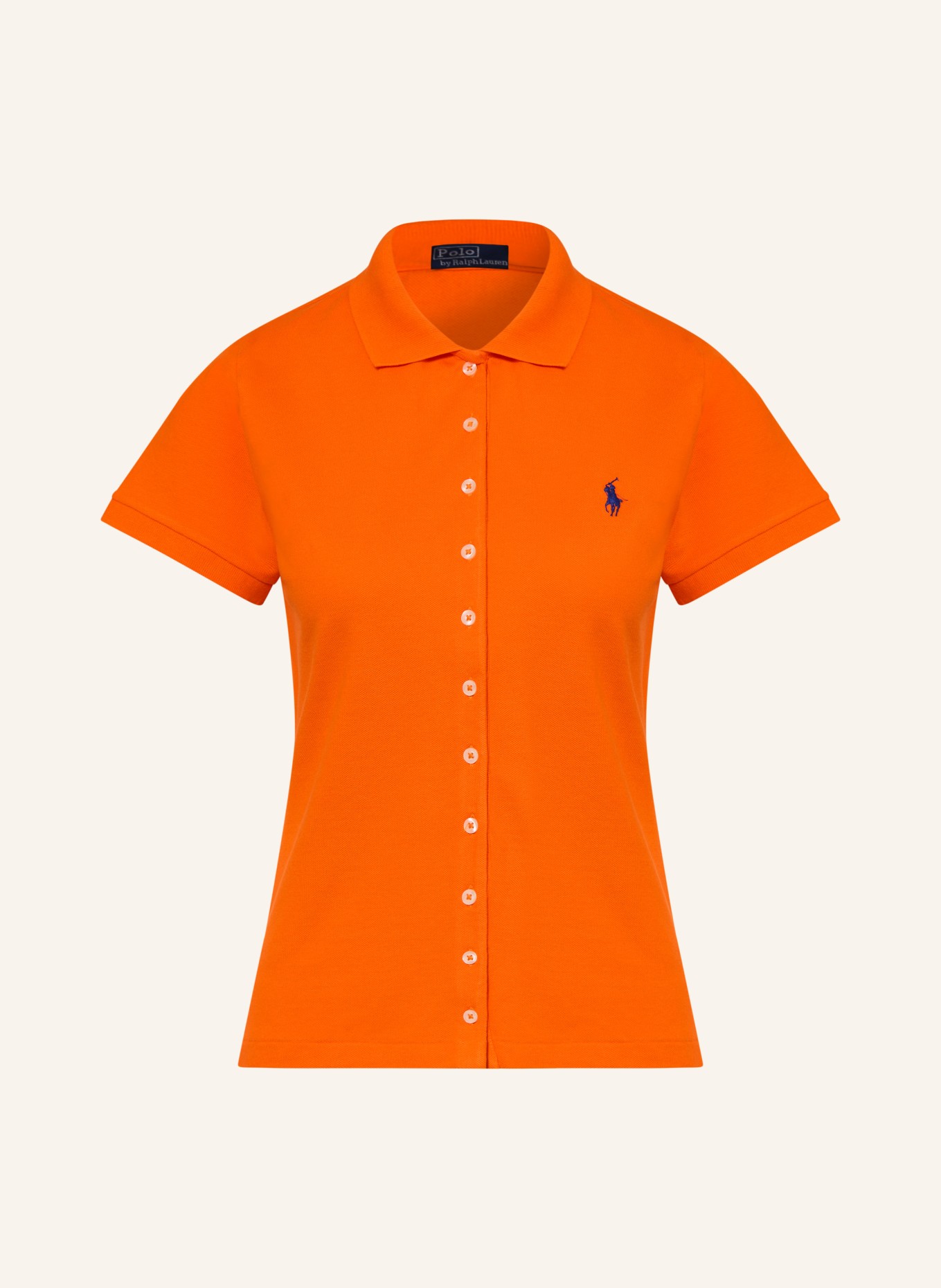 POLO RALPH LAUREN Piqué polo shirt: ORANGE