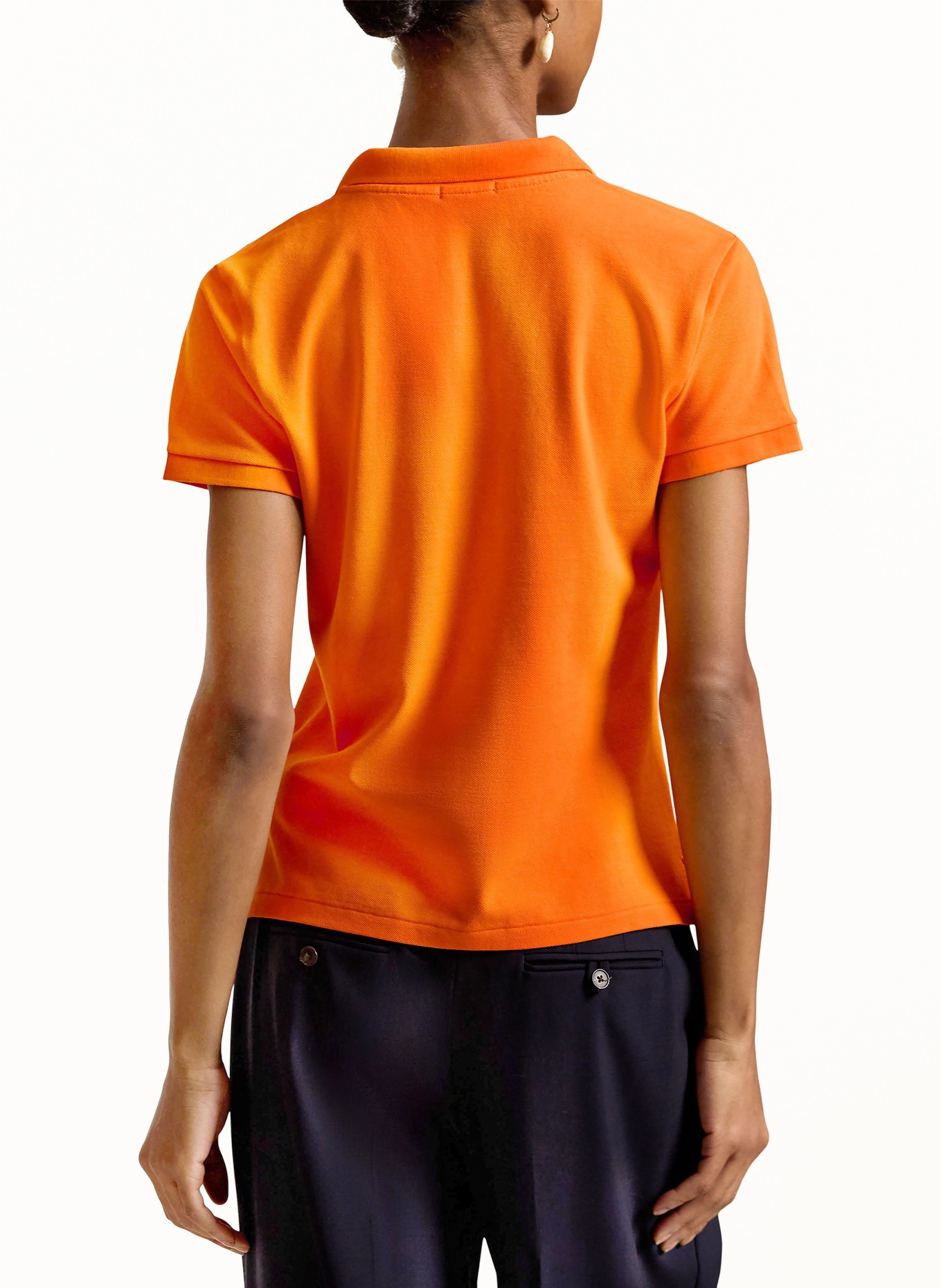 POLO RALPH LAUREN Piqué polo shirt: ORANGE