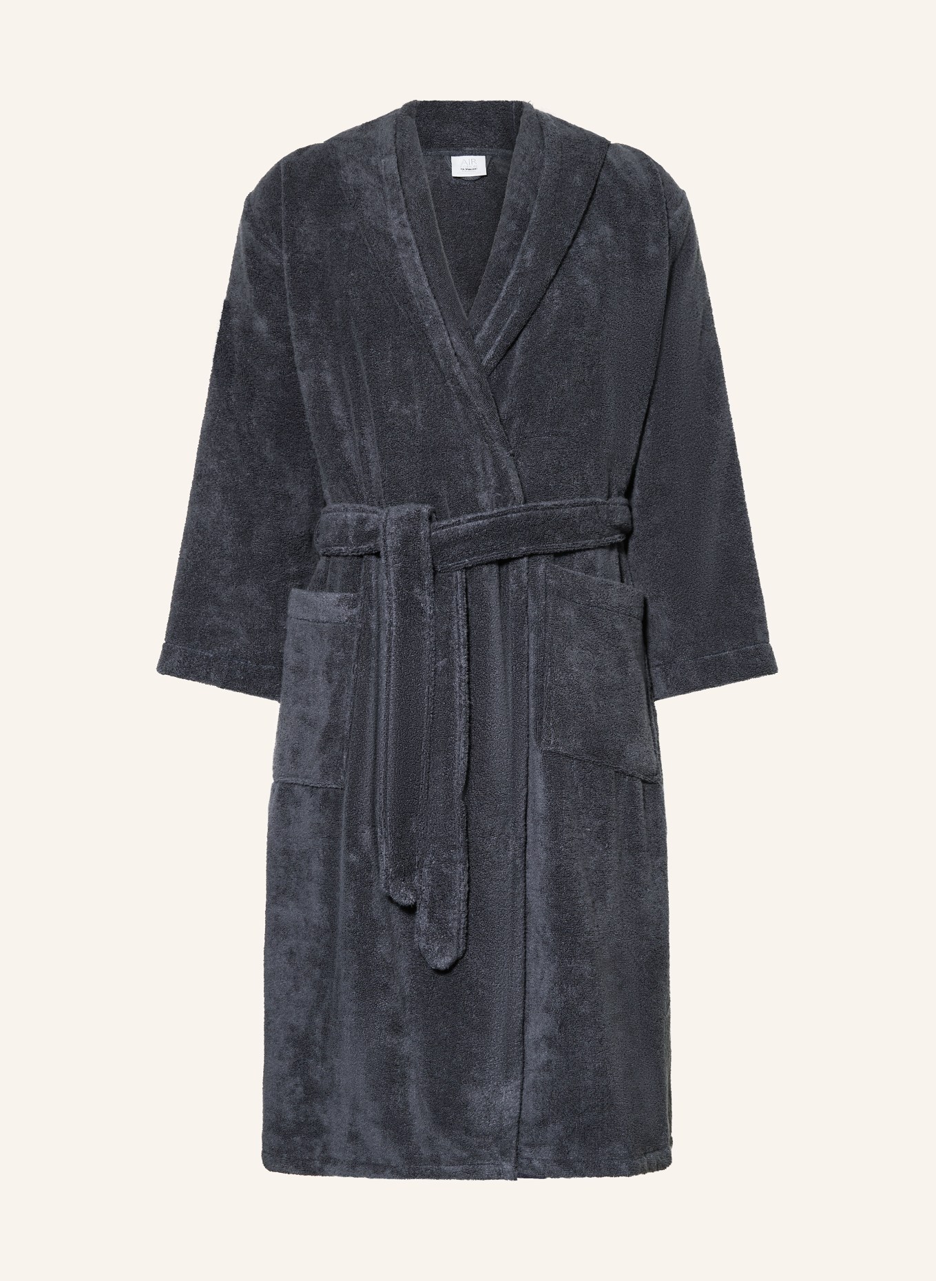 en VOGUE Szlafrok uniseks z kapturem: CZIEMNOSZARY