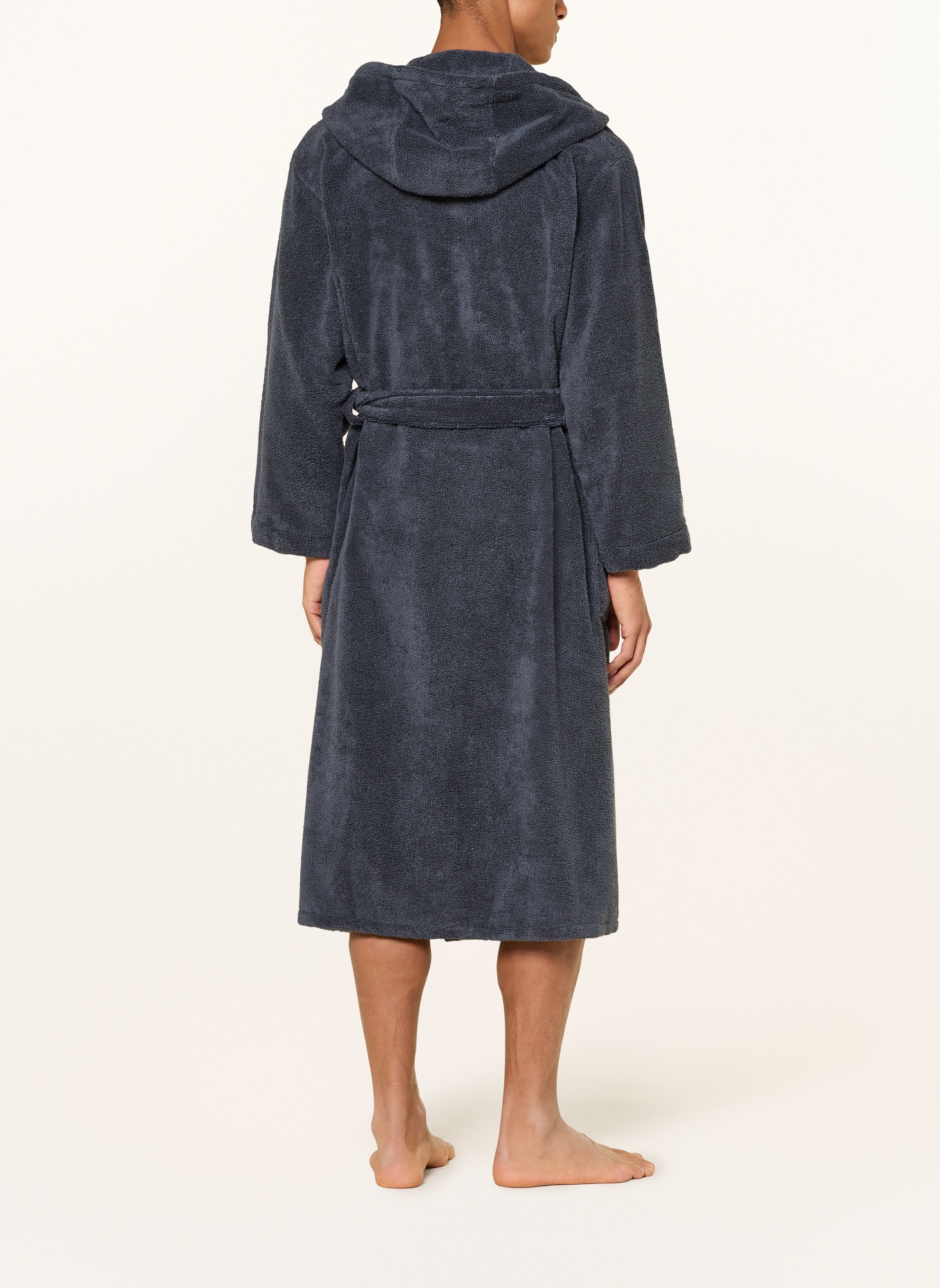 en VOGUE Szlafrok uniseks z kapturem: CZIEMNOSZARY