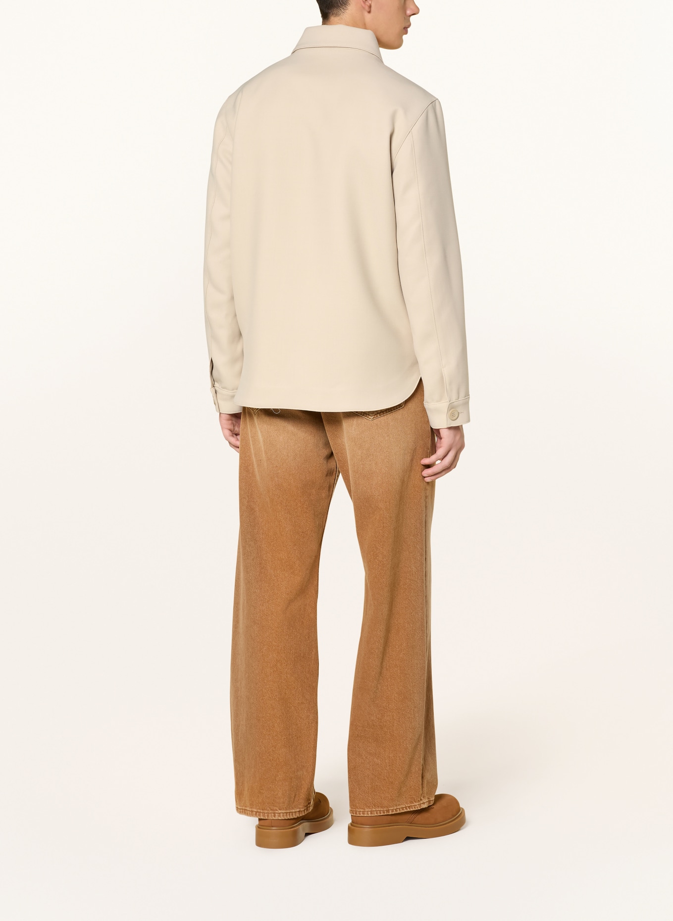 SANDRO Overjacket: BEŻOWY