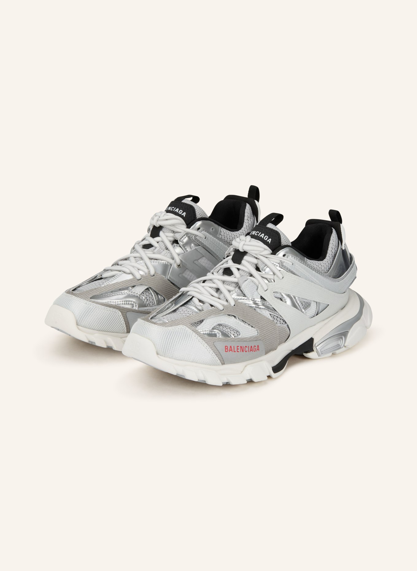 BALENCIAGA Sneaker TRACK: HELLGRAU / SILBER