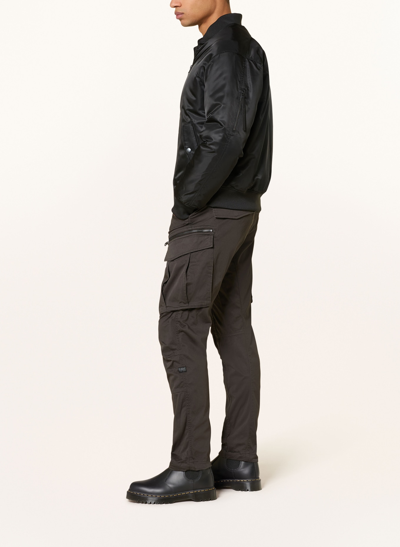 G-Star Cargohose Tapered Fit: DUNKELGRAU