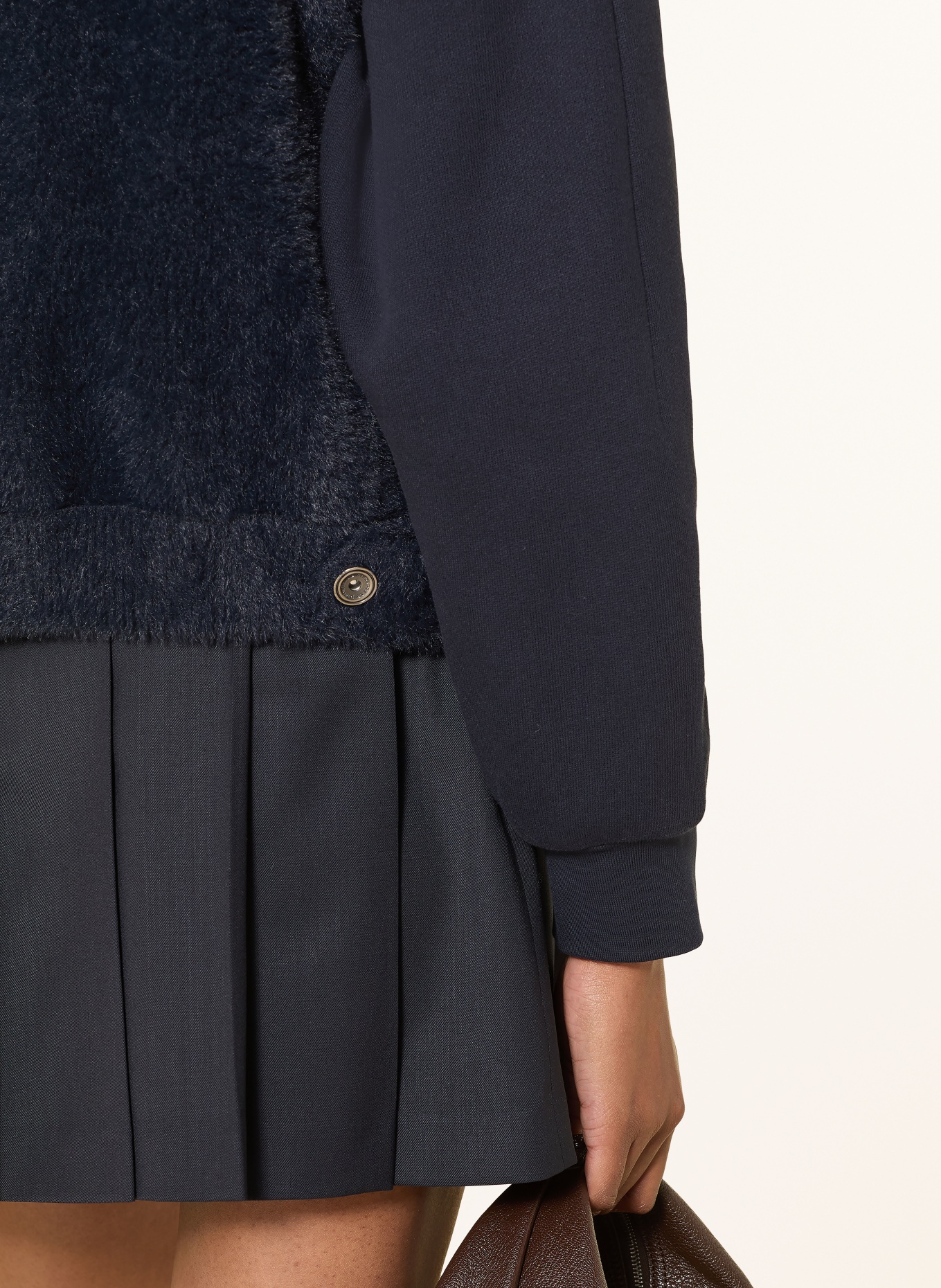 RINO & PELLE Pletený obal ELONA: TMAVĚ MODRÁ