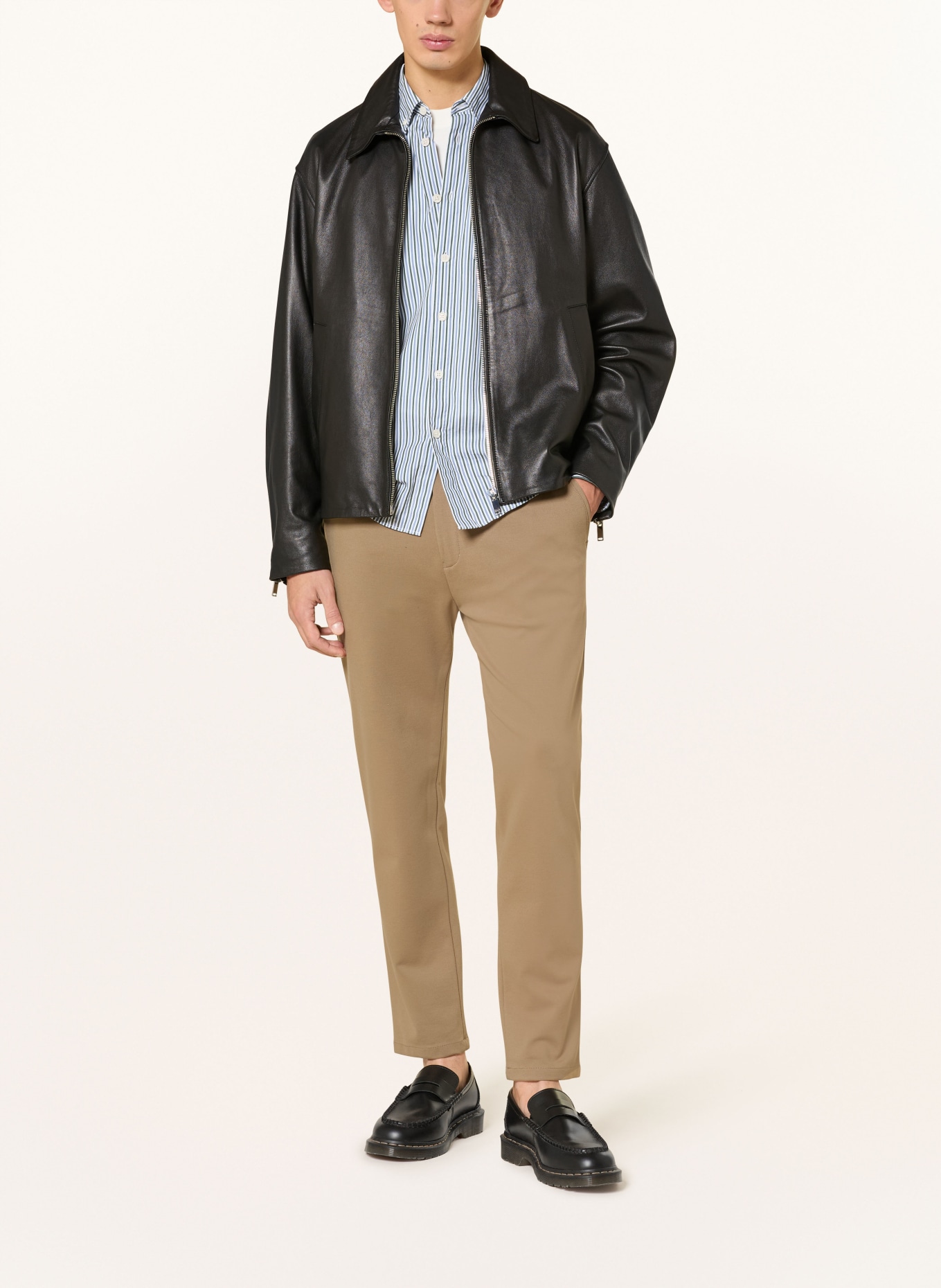 DRYKORN Jerseyhose DEGER im Jogging-Stil Slim Fit: BEIGE