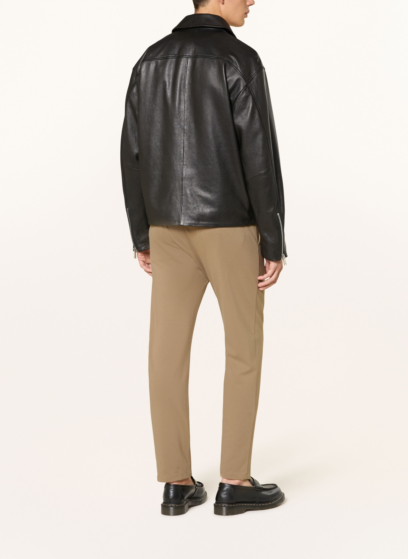 DRYKORN Jerseyhose DEGER im Jogging-Stil Slim Fit: BEIGE