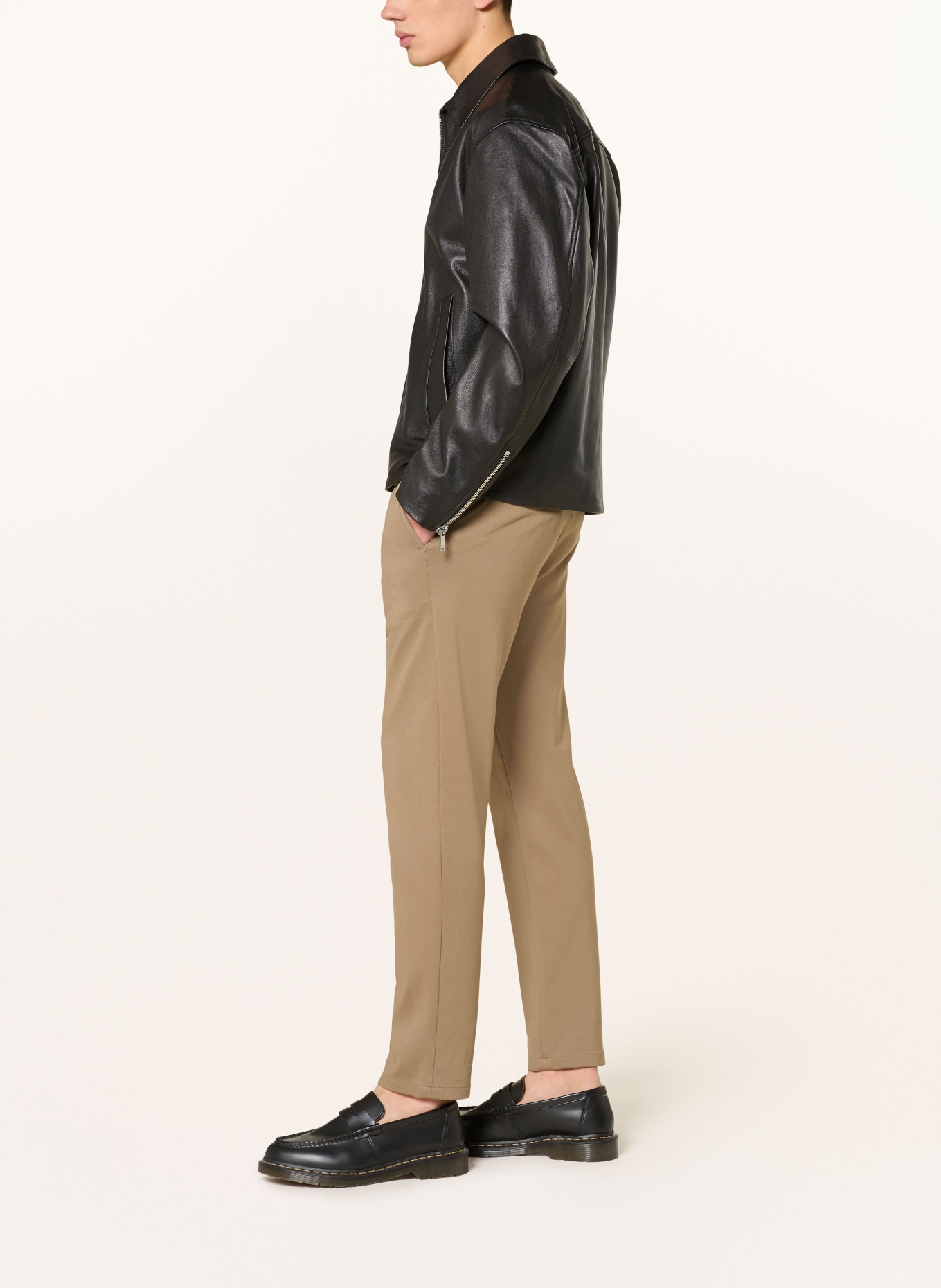 DRYKORN Jerseyhose DEGER im Jogging-Stil Slim Fit: BEIGE