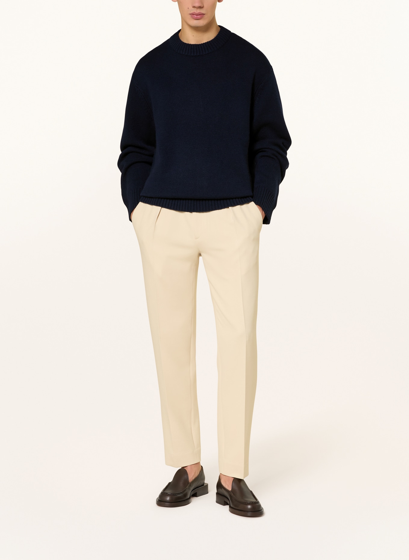 LISA YANG KRISTIAN cashmere sweater: DARK BLUE