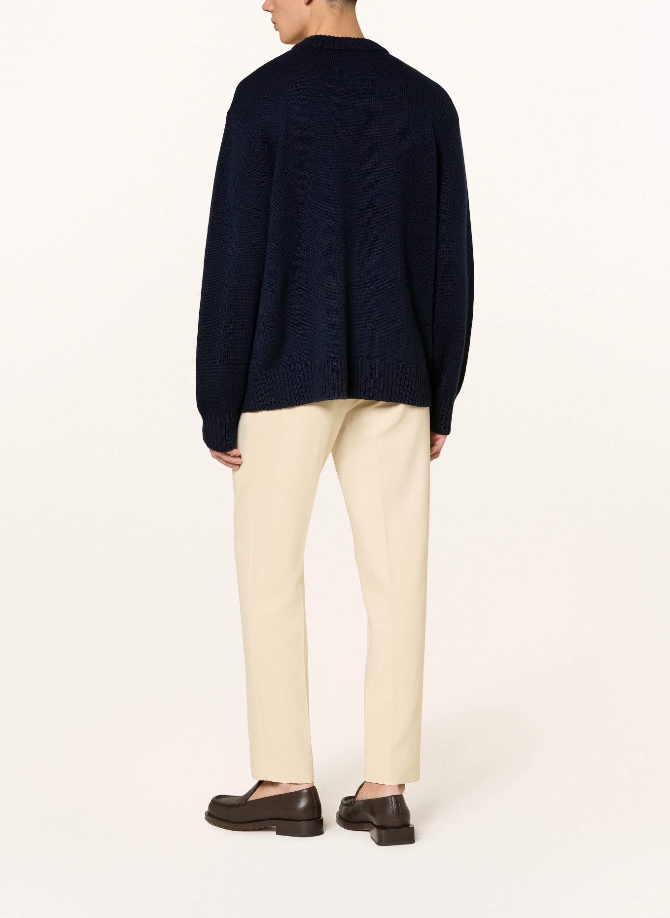 LISA YANG KRISTIAN cashmere sweater: DARK BLUE