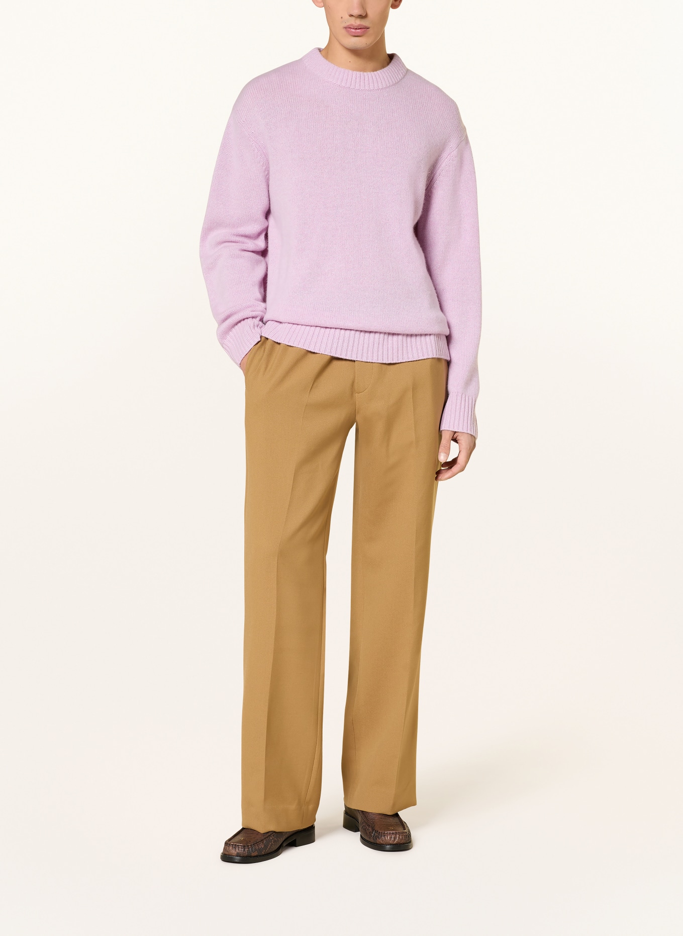 LISA YANG Cashmere-Pullover KRISTIAN: HELLLILA