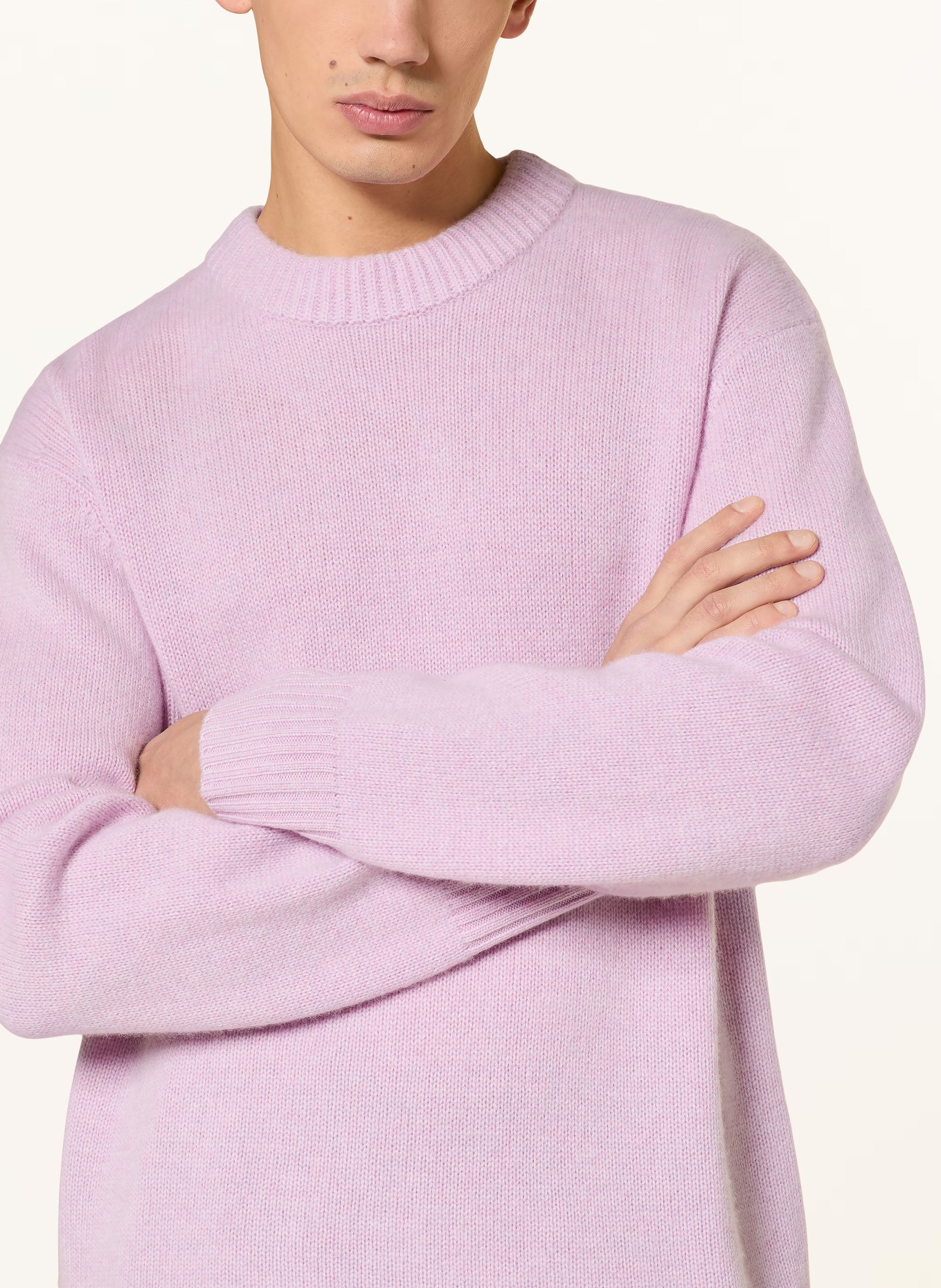 LISA YANG Cashmere-Pullover KRISTIAN: HELLLILA