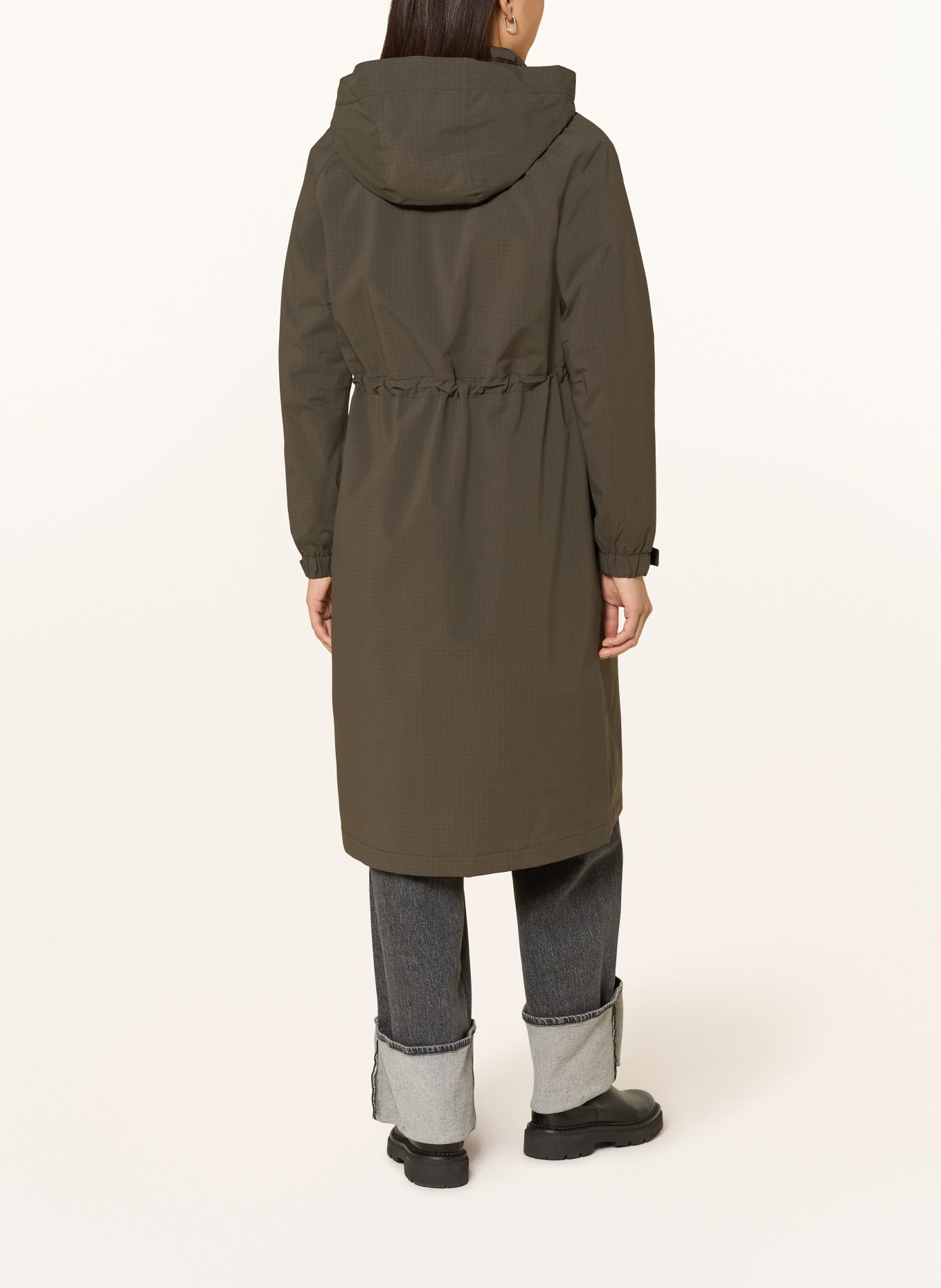 ILSE JACOBSEN Nepromokavý plášť THERMAL01: KHAKI