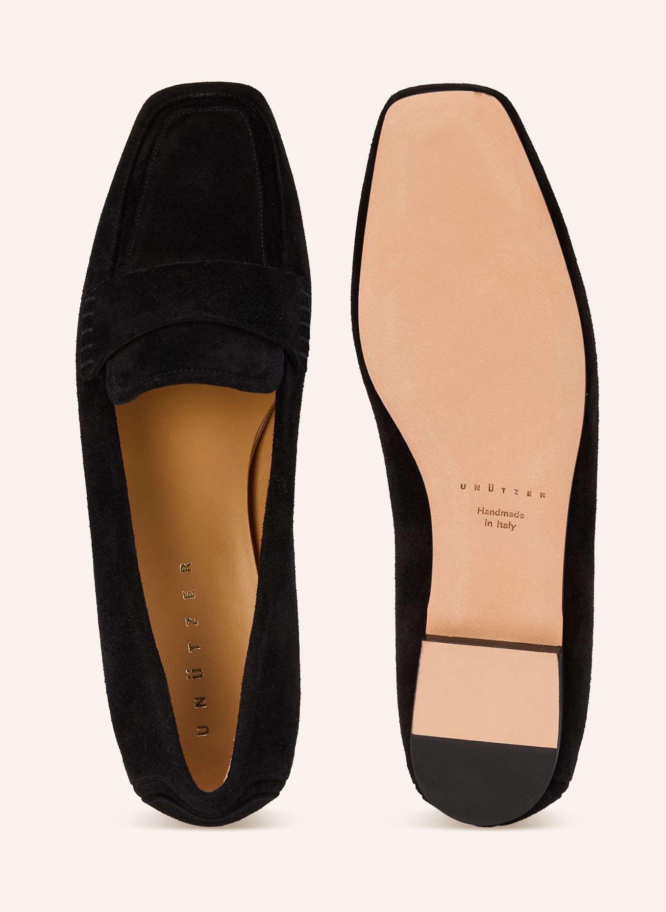 UNÜTZER Loafersy: CZARNY