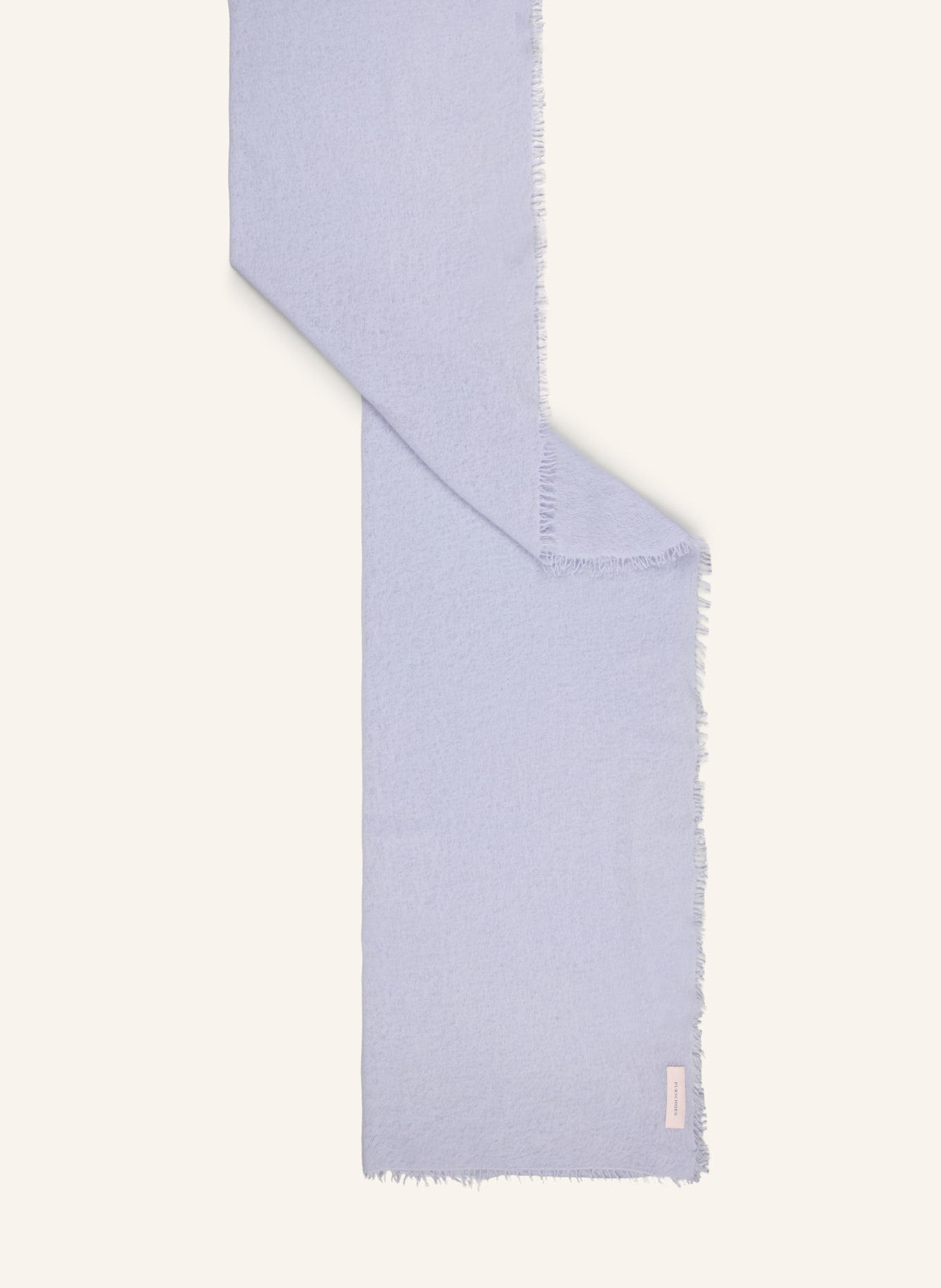 PURSCHOEN Kaszmirowy szal: JASNONIEBIESKI