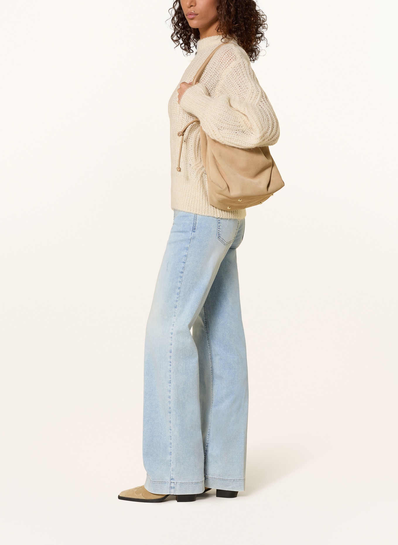 MAC Wide Leg Jeans DREAM: D237 light azure blue