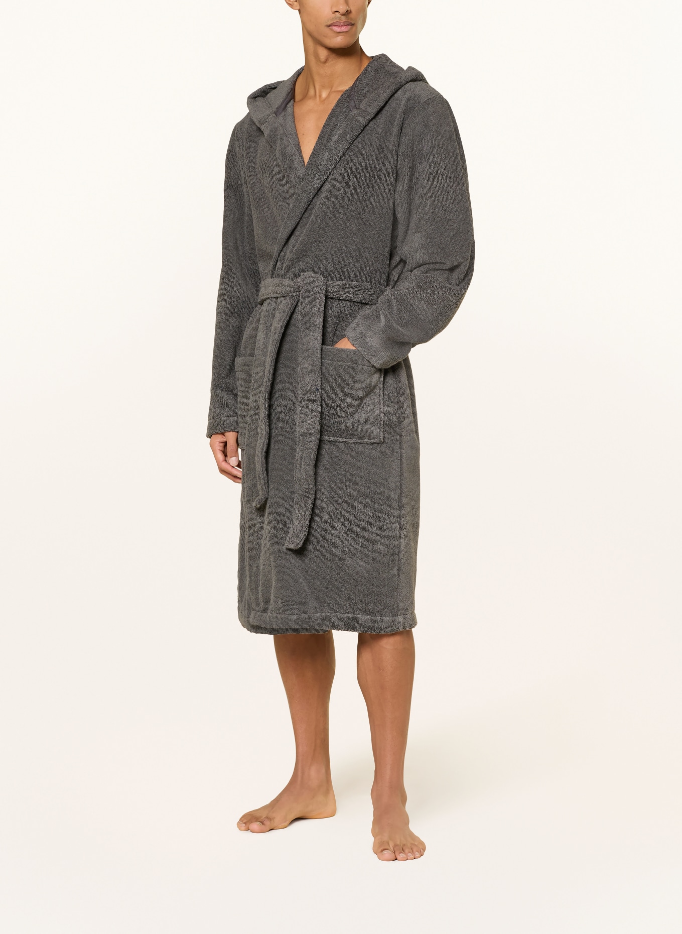 TOMMY HILFIGER Szlafrok męski: SZARY