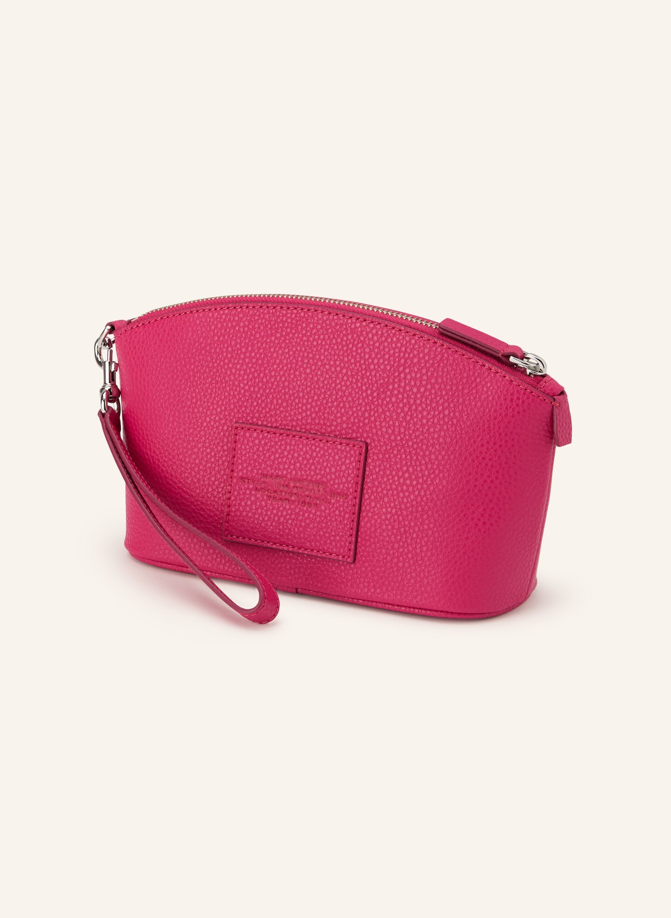 MARC JACOBS Cosmetic bag THE BEAUTY BAG: PINK / SILVER