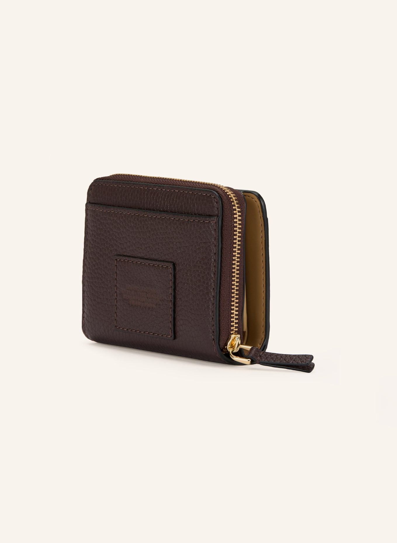 MARC JACOBS Geldbörse THE MINI COMPACT WALLET: DUNKELBRAUN