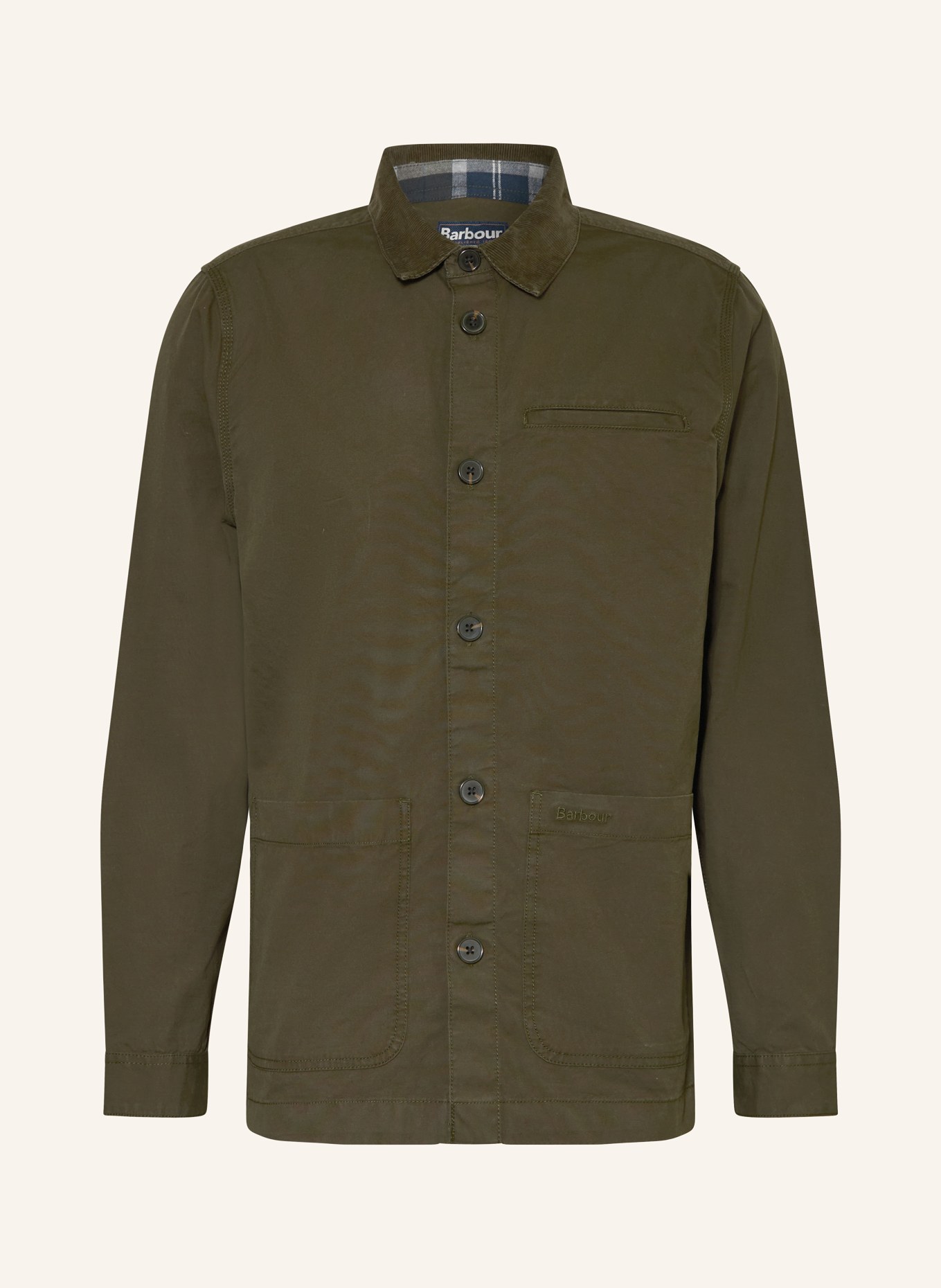 Barbour Overshirt COLE: OLIVE