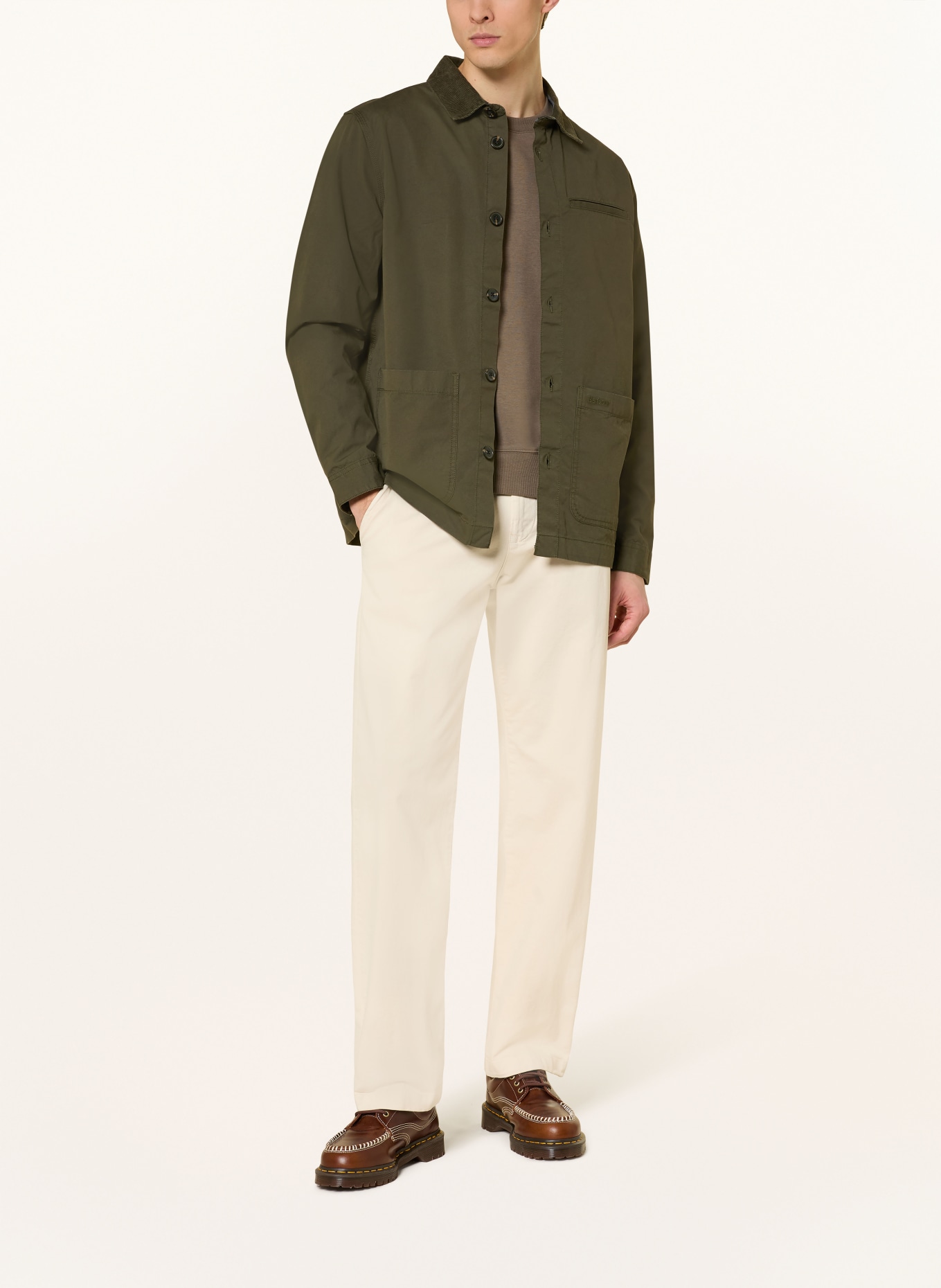 Barbour Overshirt COLE: OLIVE