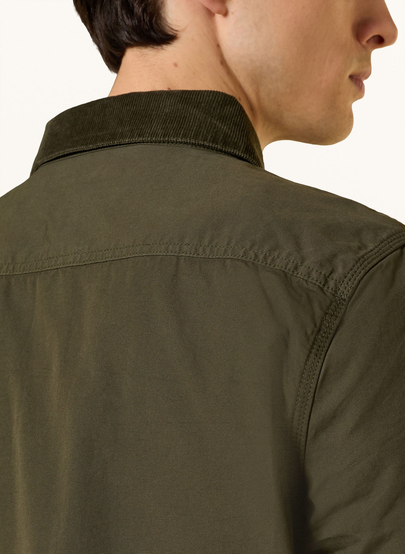 Barbour Overshirt COLE: OLIVE