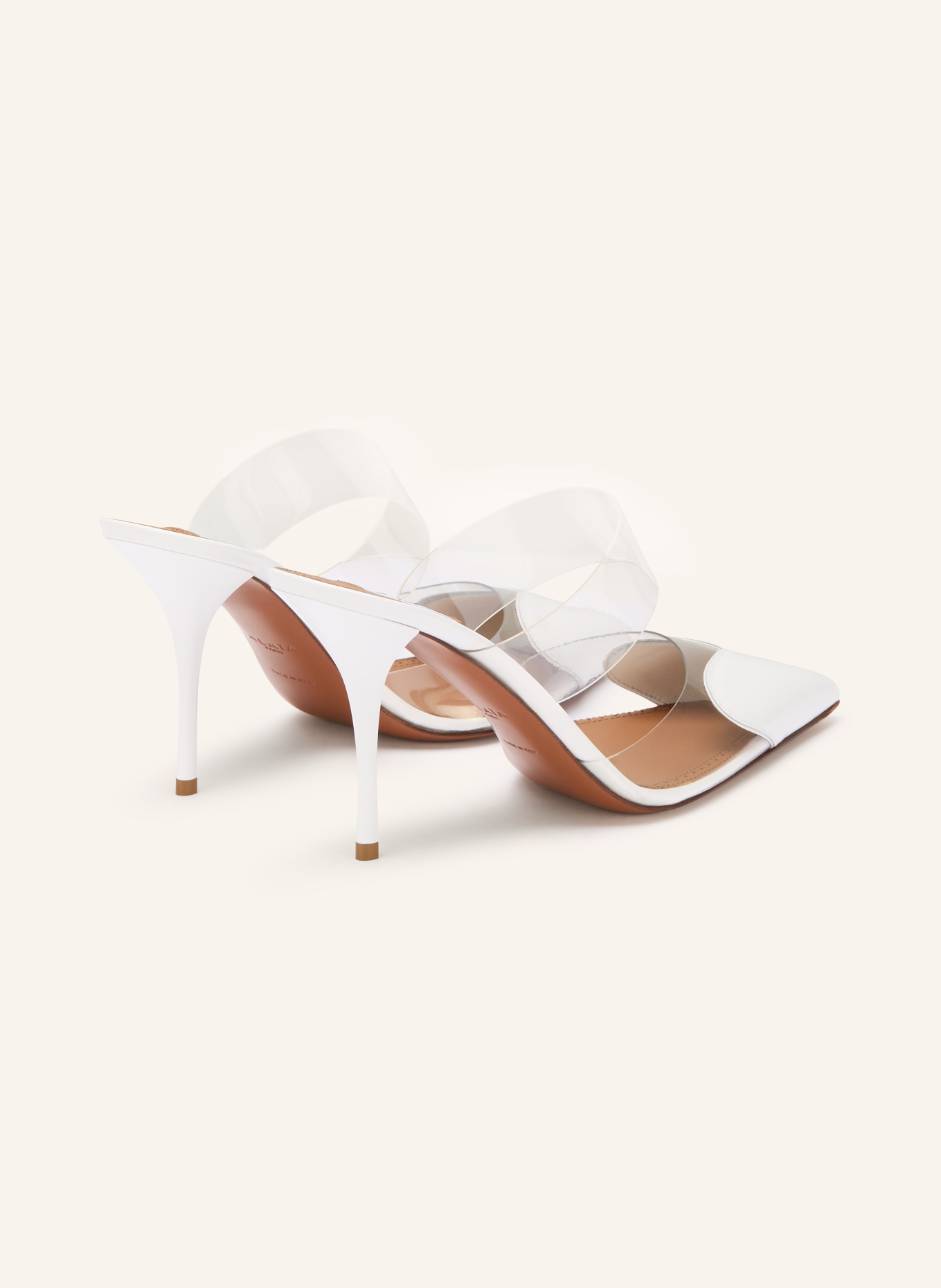 ALAÏA Mules LE CŒUR: WEISS