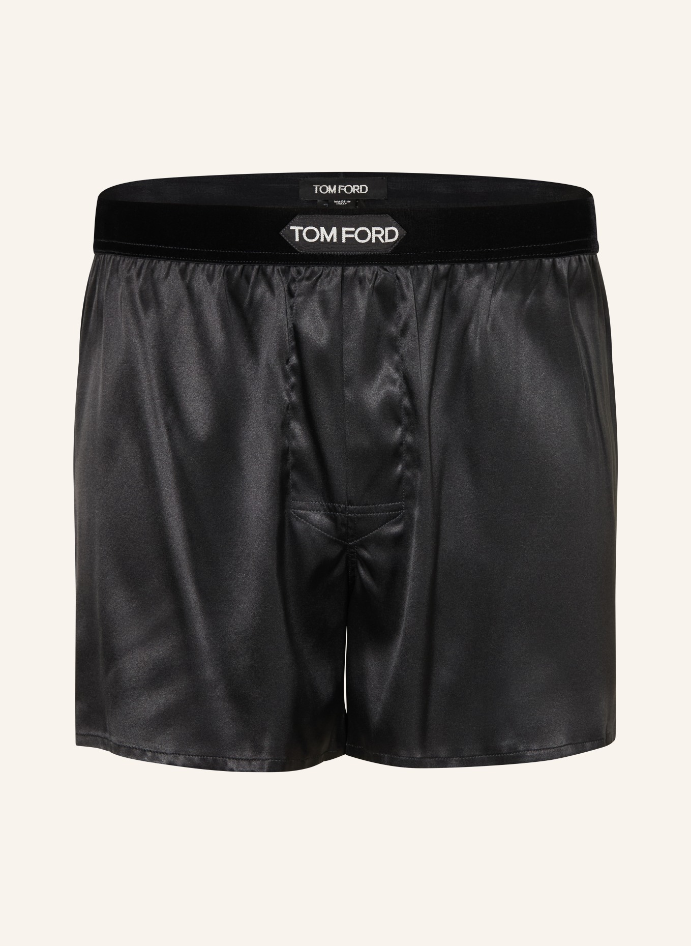 TOM FORD Boxershorts aus Seide: SCHWARZ