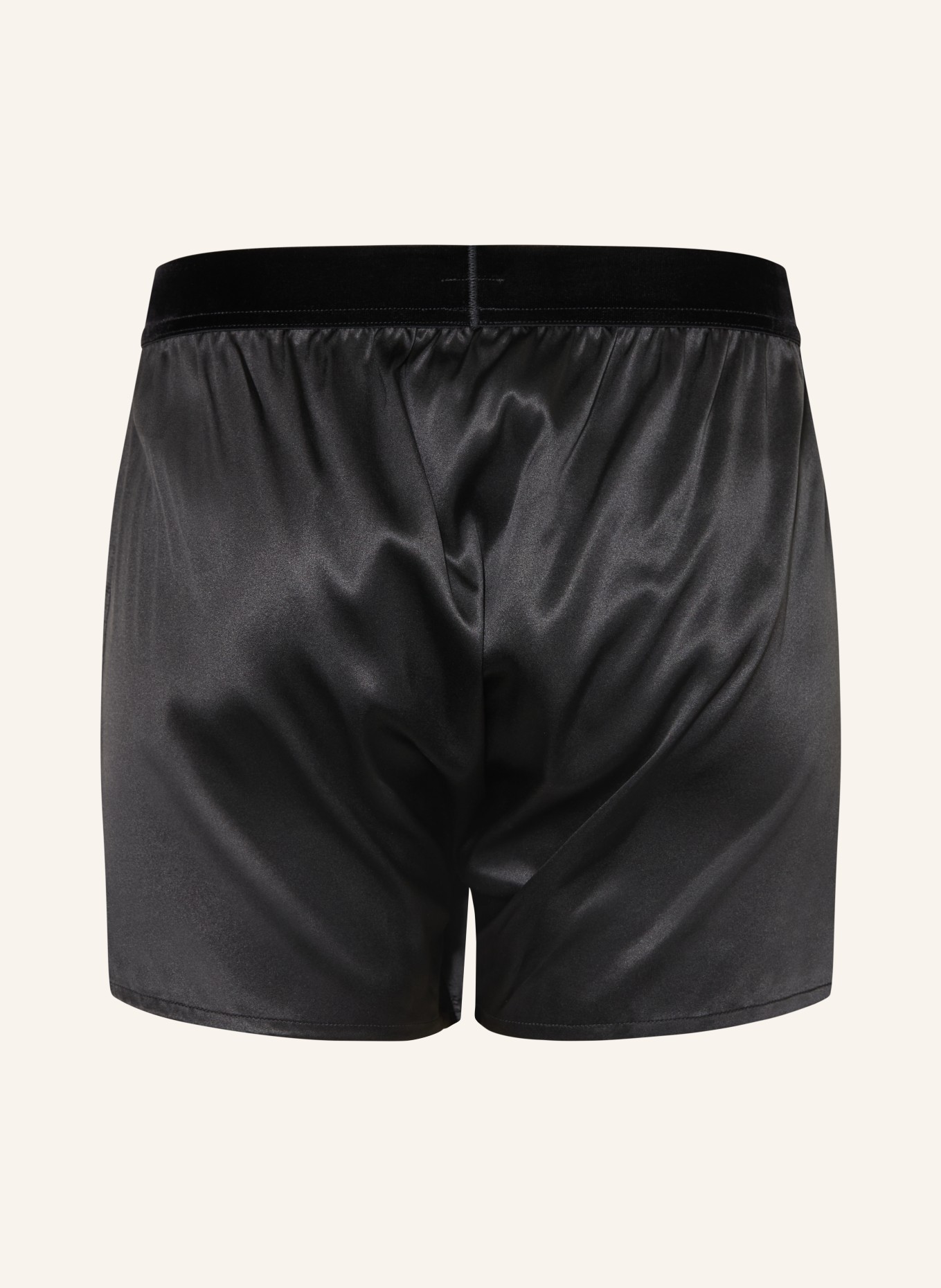 TOM FORD Boxershorts aus Seide: SCHWARZ