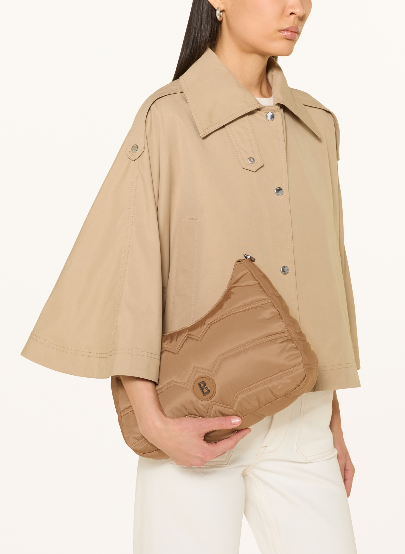 BOGNER Kabelka přes rameno ODETTE: SVĚTLE HNĚDÁ