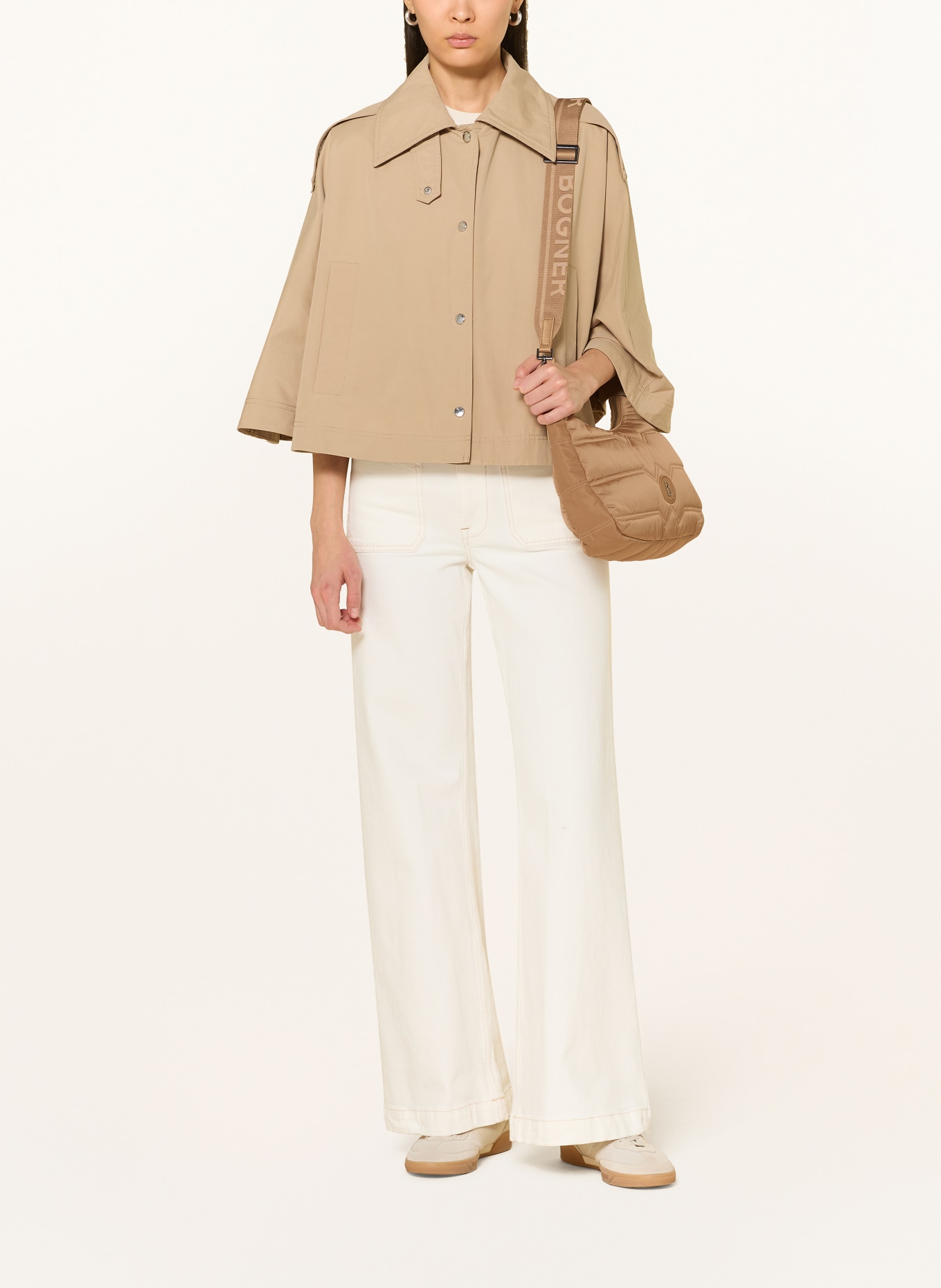 BOGNER Kabelka přes rameno ODETTE: SVĚTLE HNĚDÁ