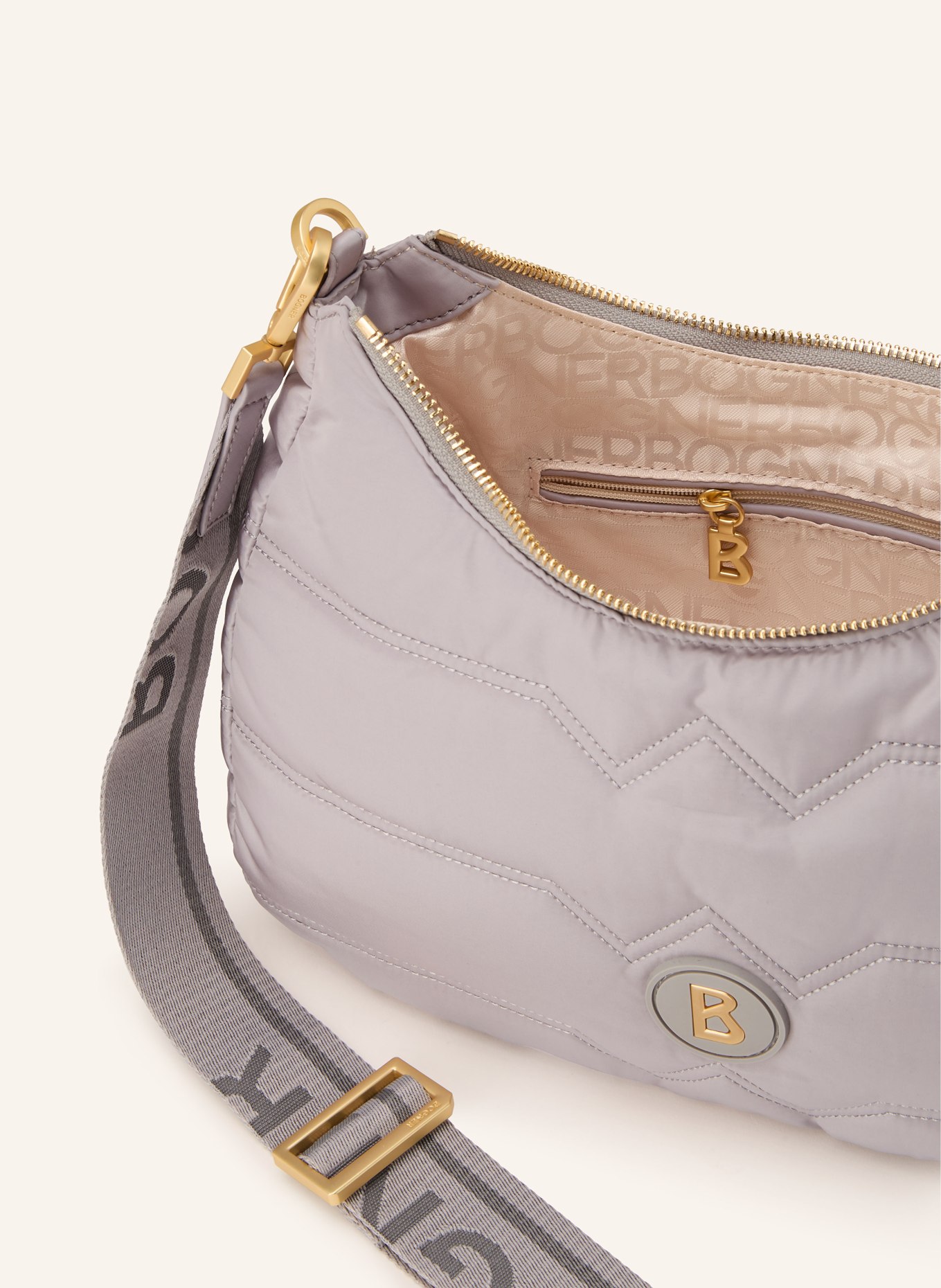 BOGNER Torba na ramię ODETTE: JASNOCZARY