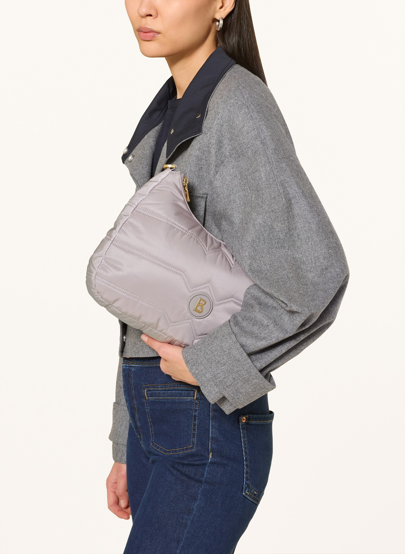 BOGNER Torba na ramię ODETTE: JASNOCZARY