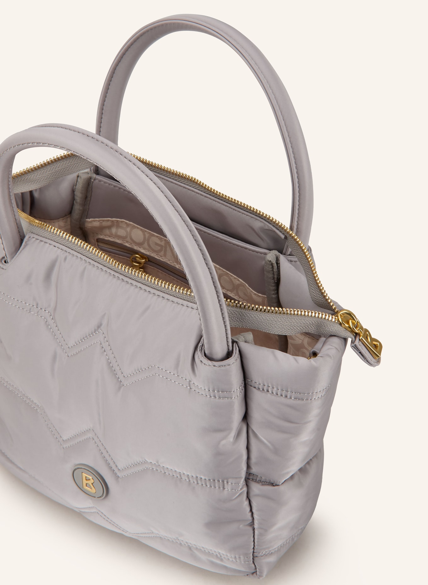 BOGNER Kabelka WALLIS TESSUTO: SVĚTLE ŠEDÁ