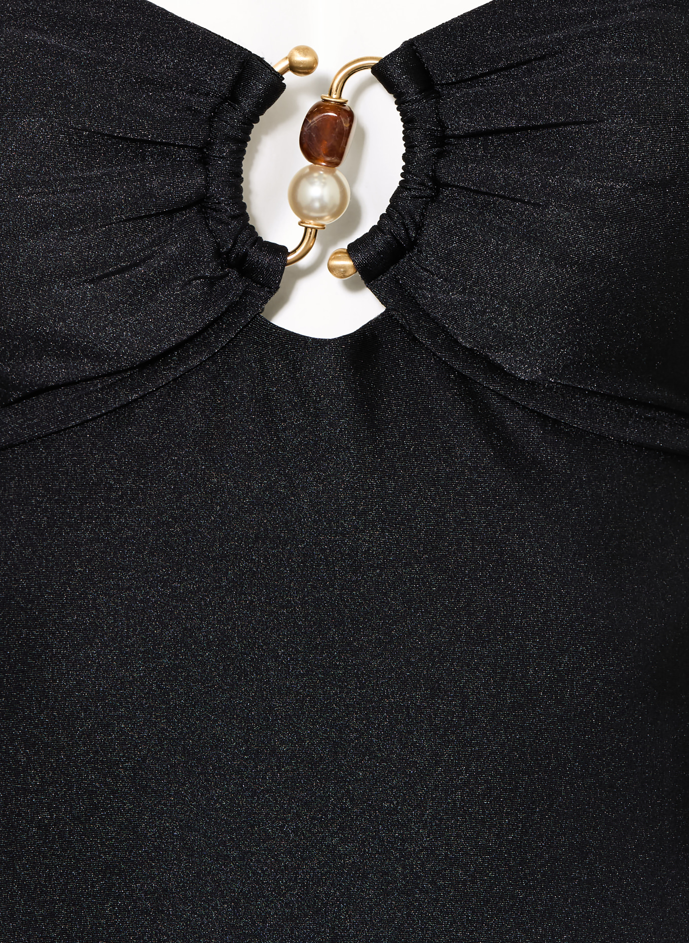 SEAFOLLY Góra od bikini bandeau PALERMO: CZARNY