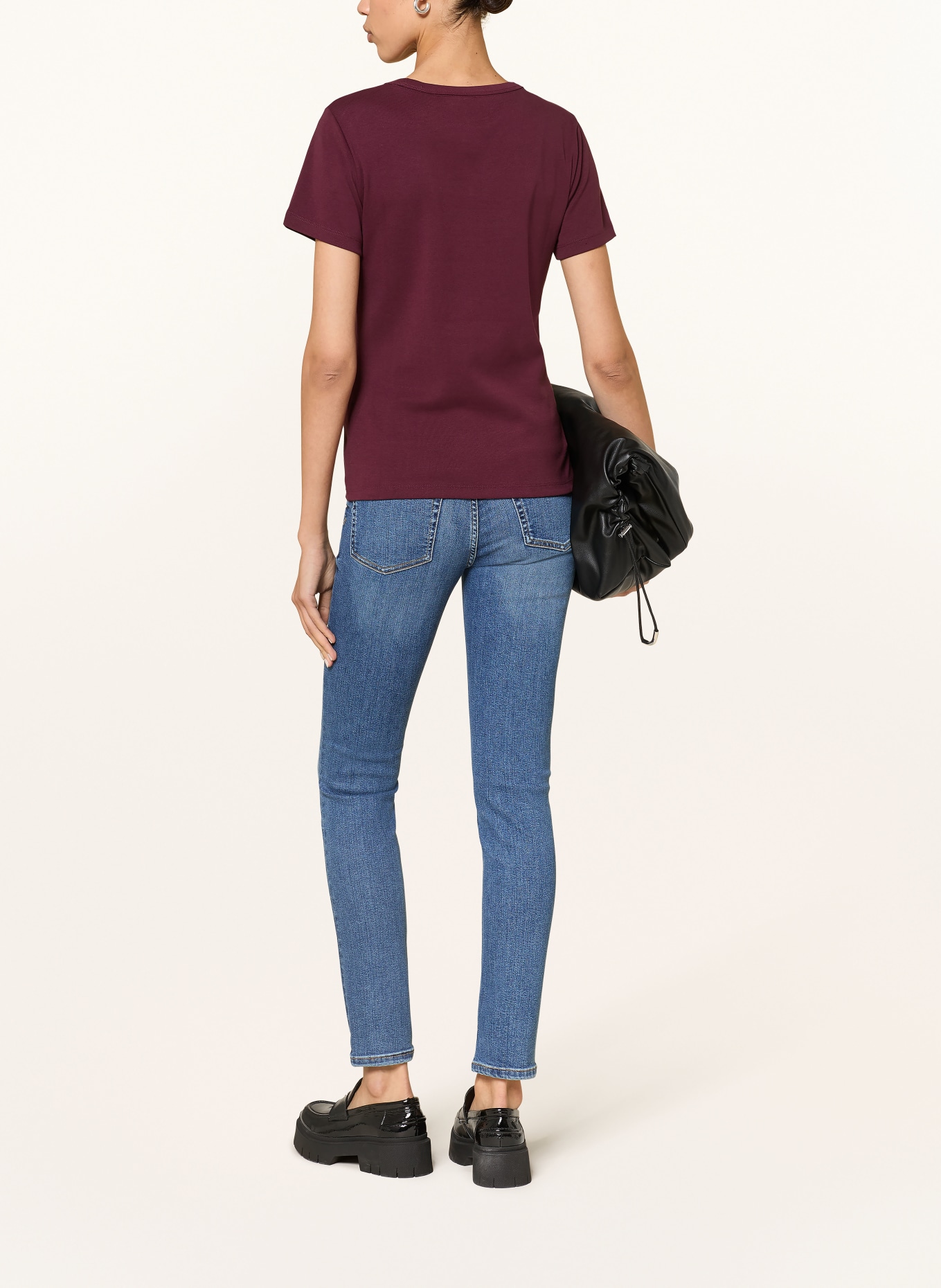 HUGO T-shirt DELORIS: DARK PURPLE