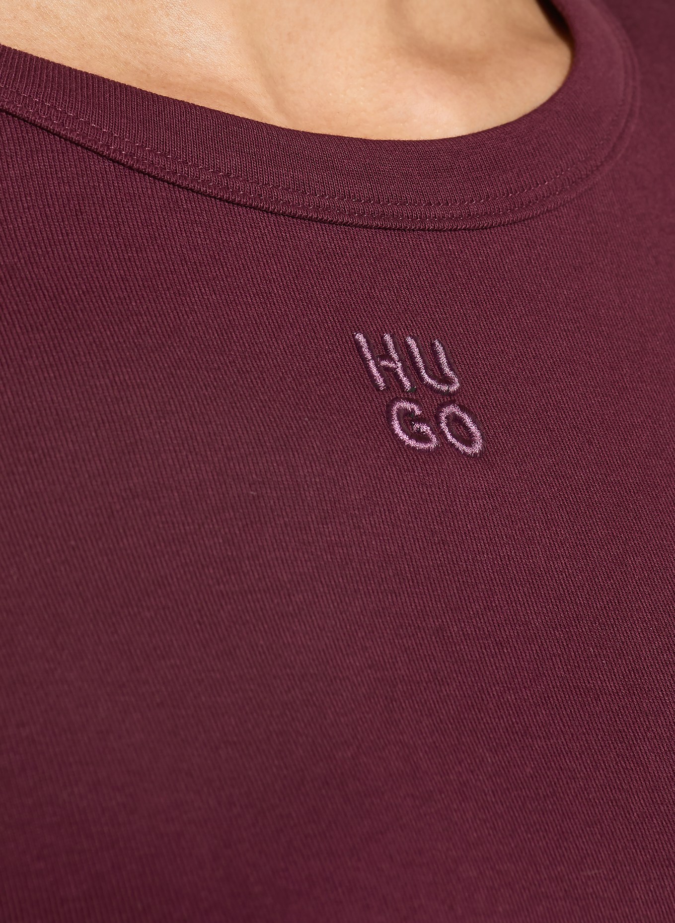 HUGO T-shirt DELORIS: DARK PURPLE
