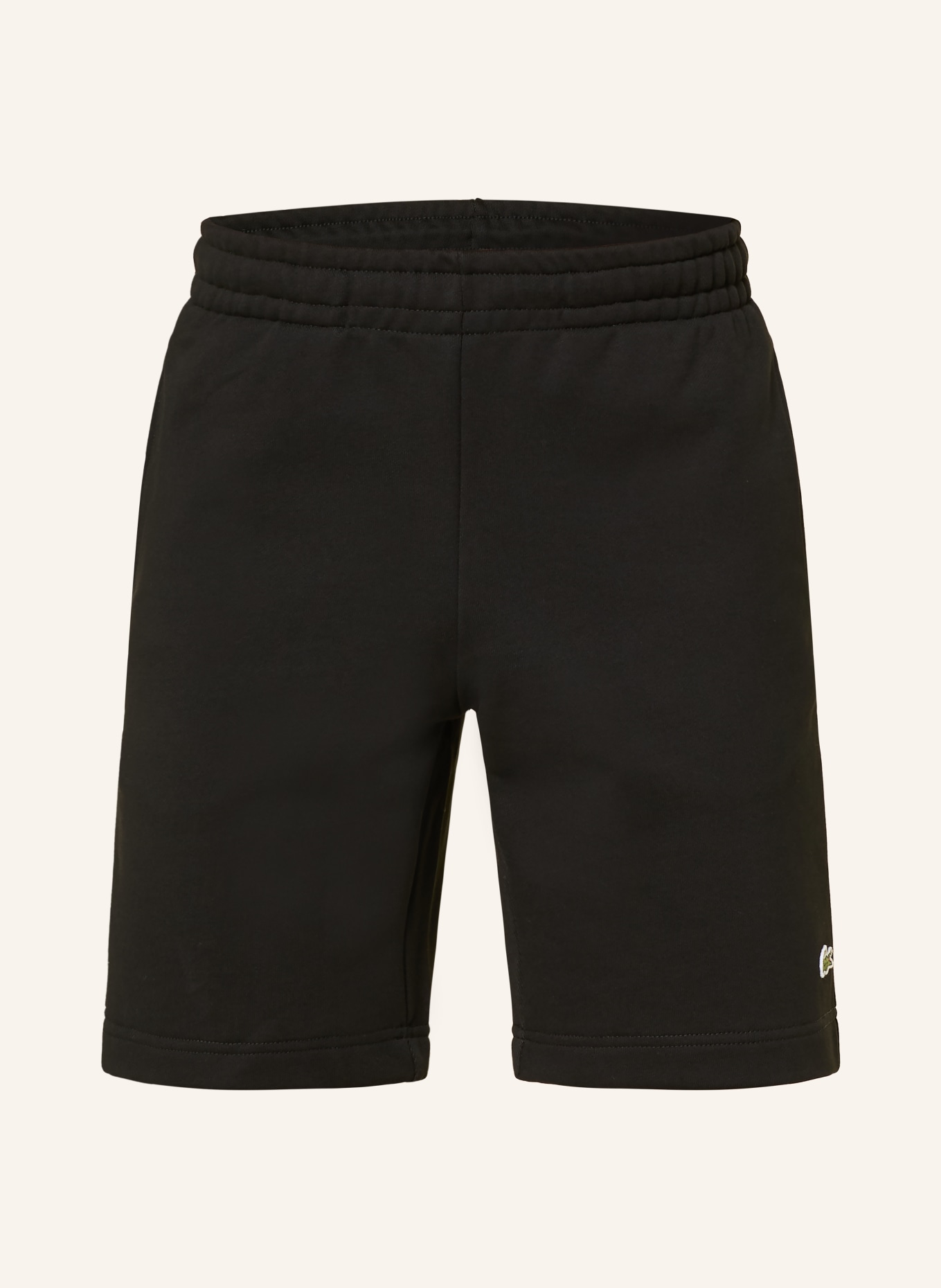LACOSTE Sweatshorts: SCHWARZ